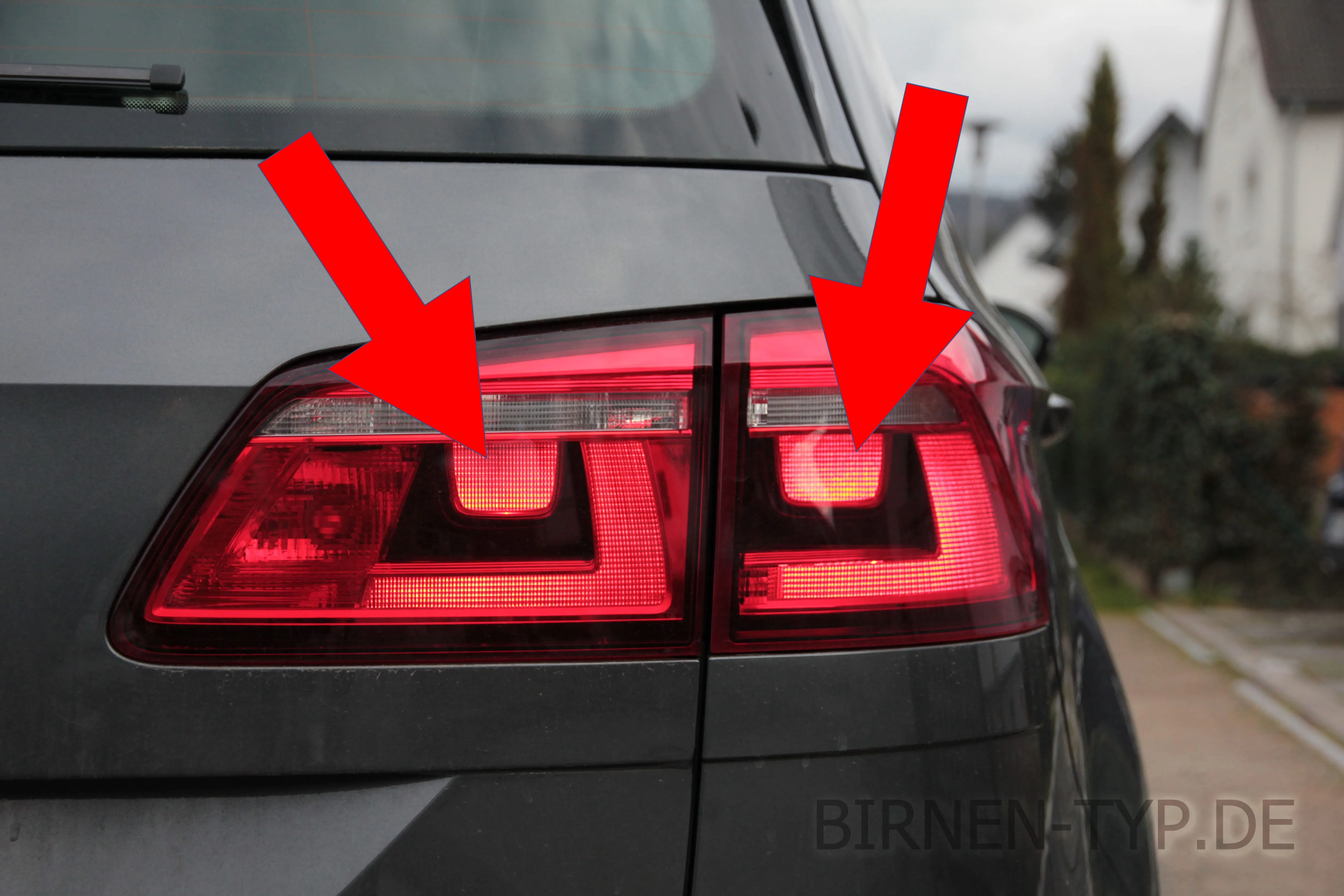 Schlusslicht des VW Golf Sportsvan