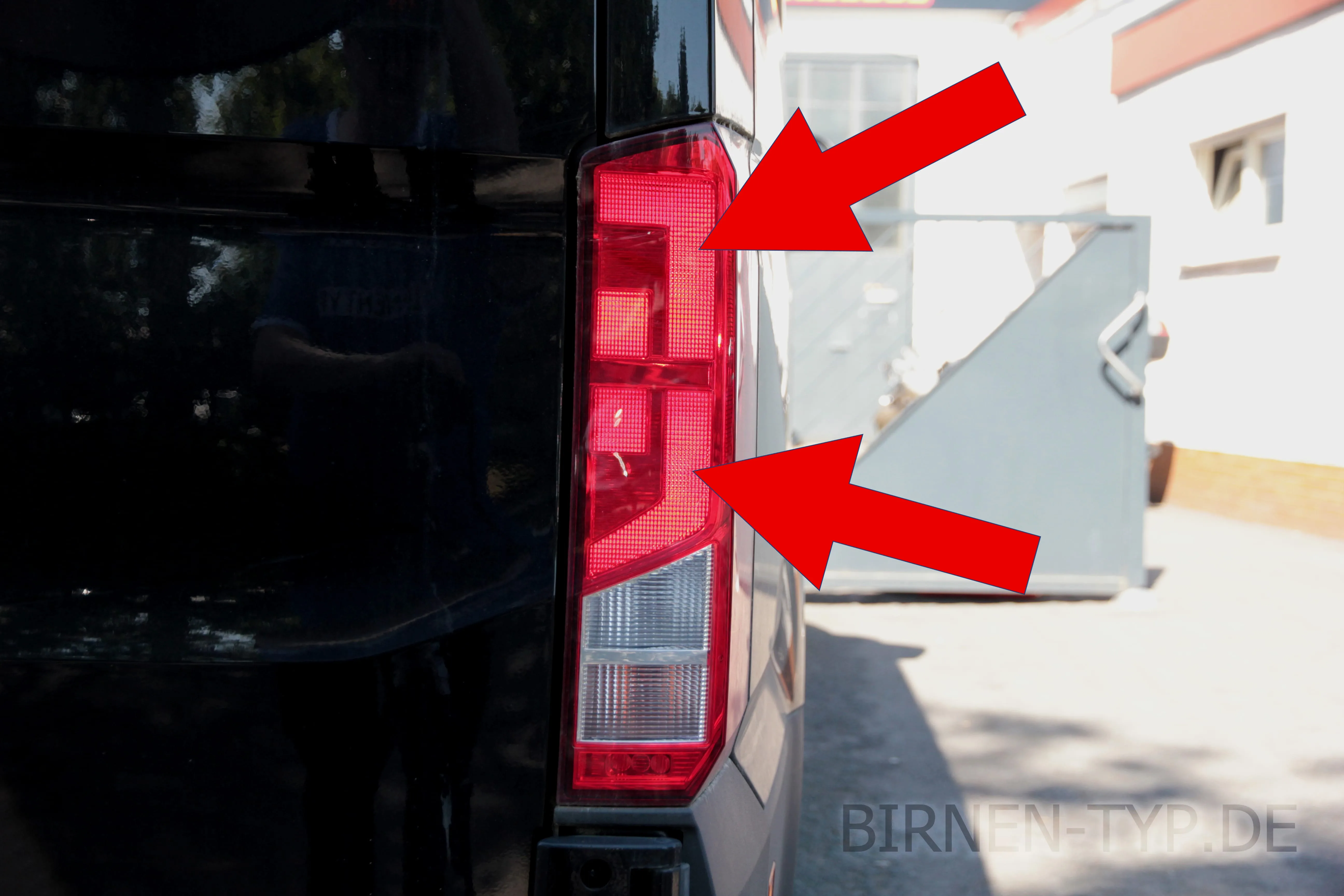 Schlusslicht des VW Grand California