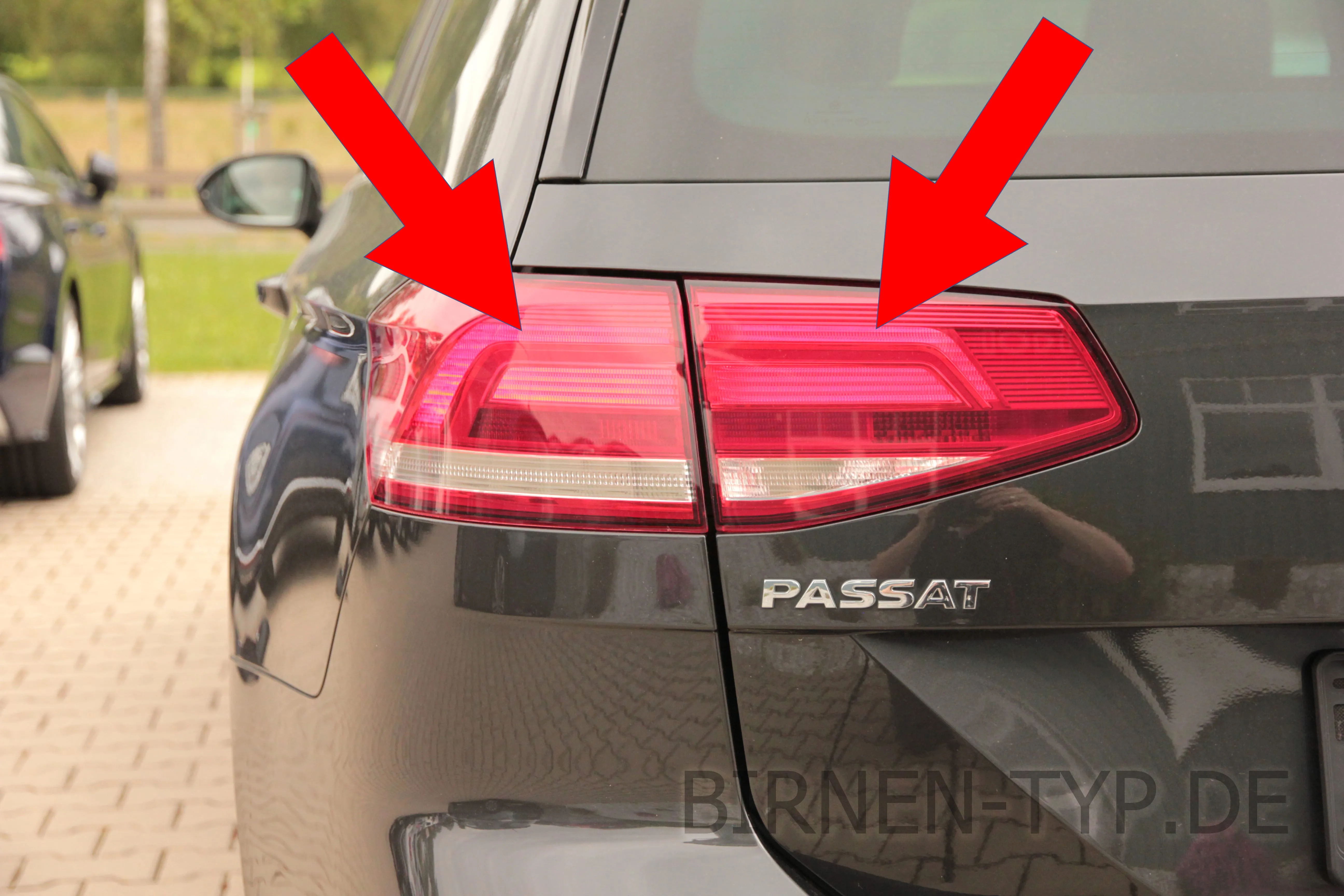 Schlusslicht des VW Passat 8. Gen