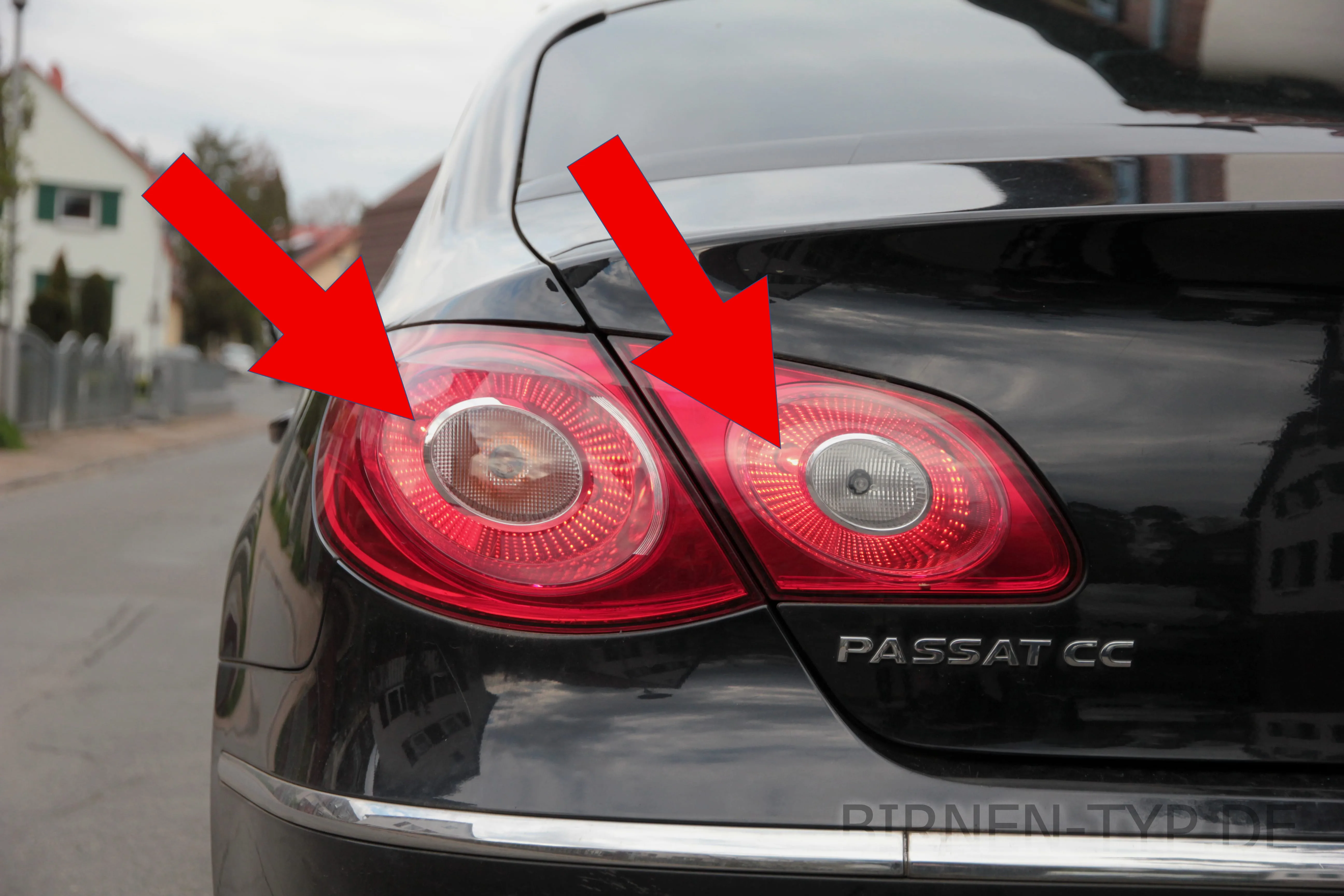 Schlusslicht des VW Passat CC