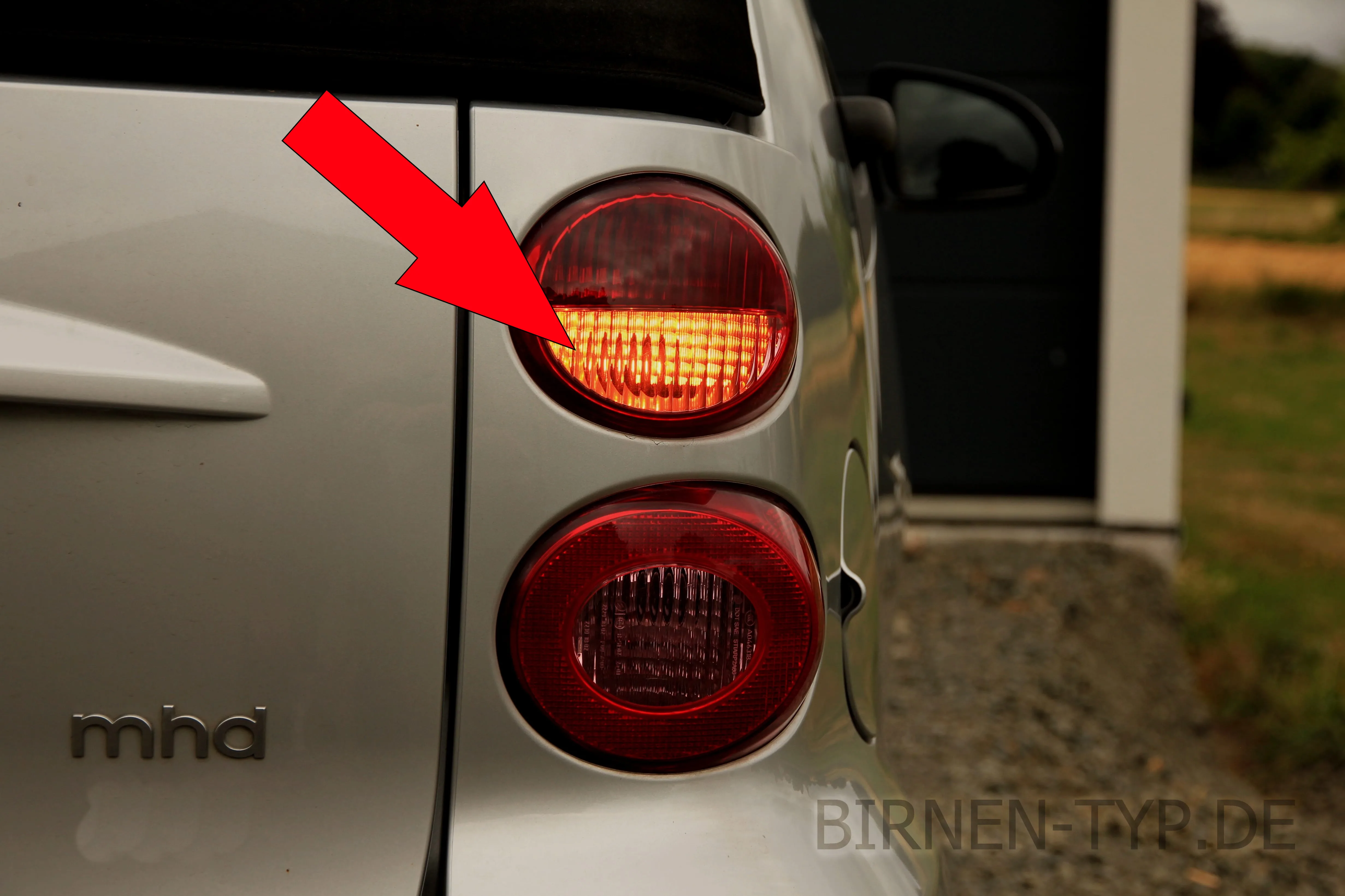 Blinker hinten des Smart ForTwo