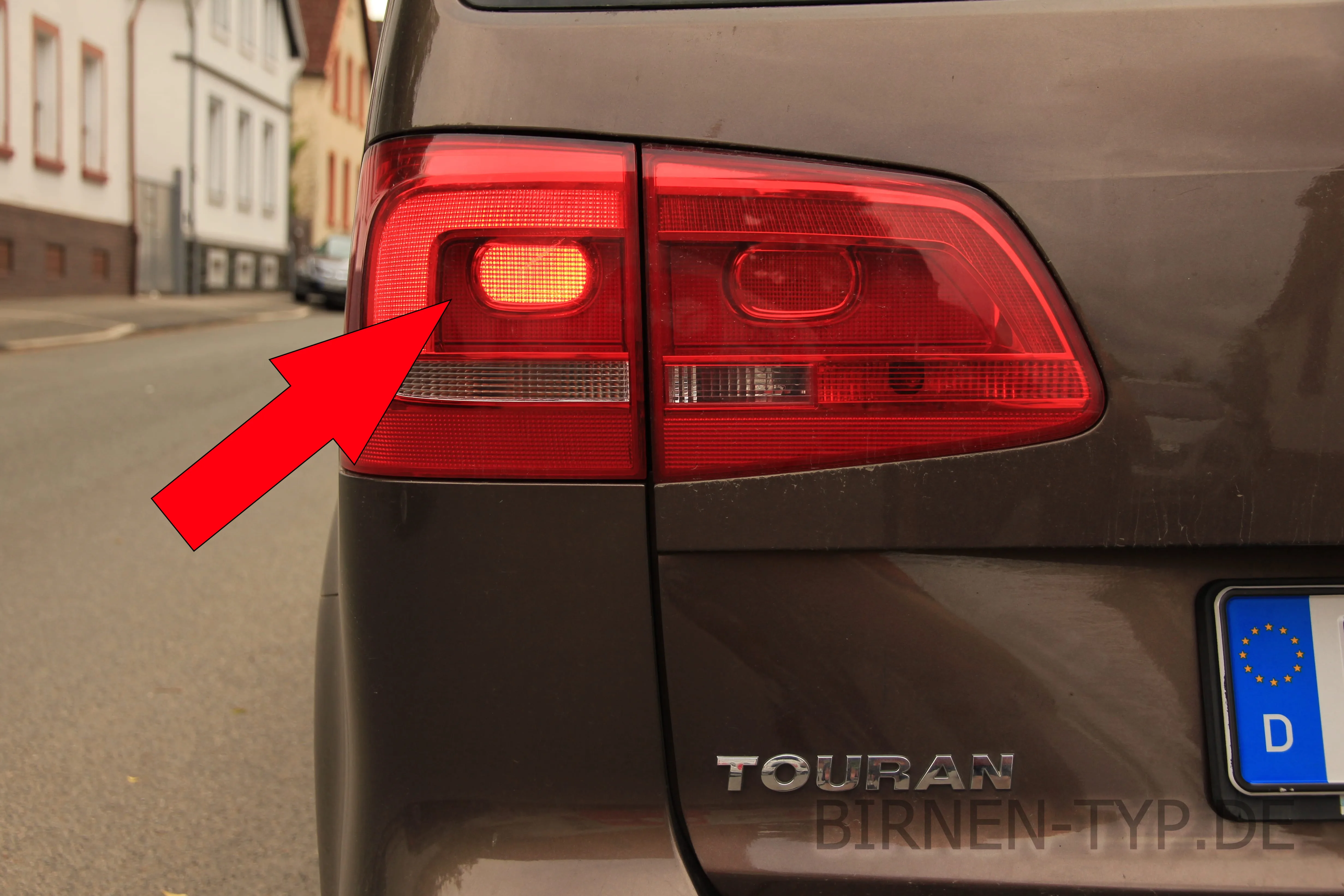 Bremslicht des VW Touran 1