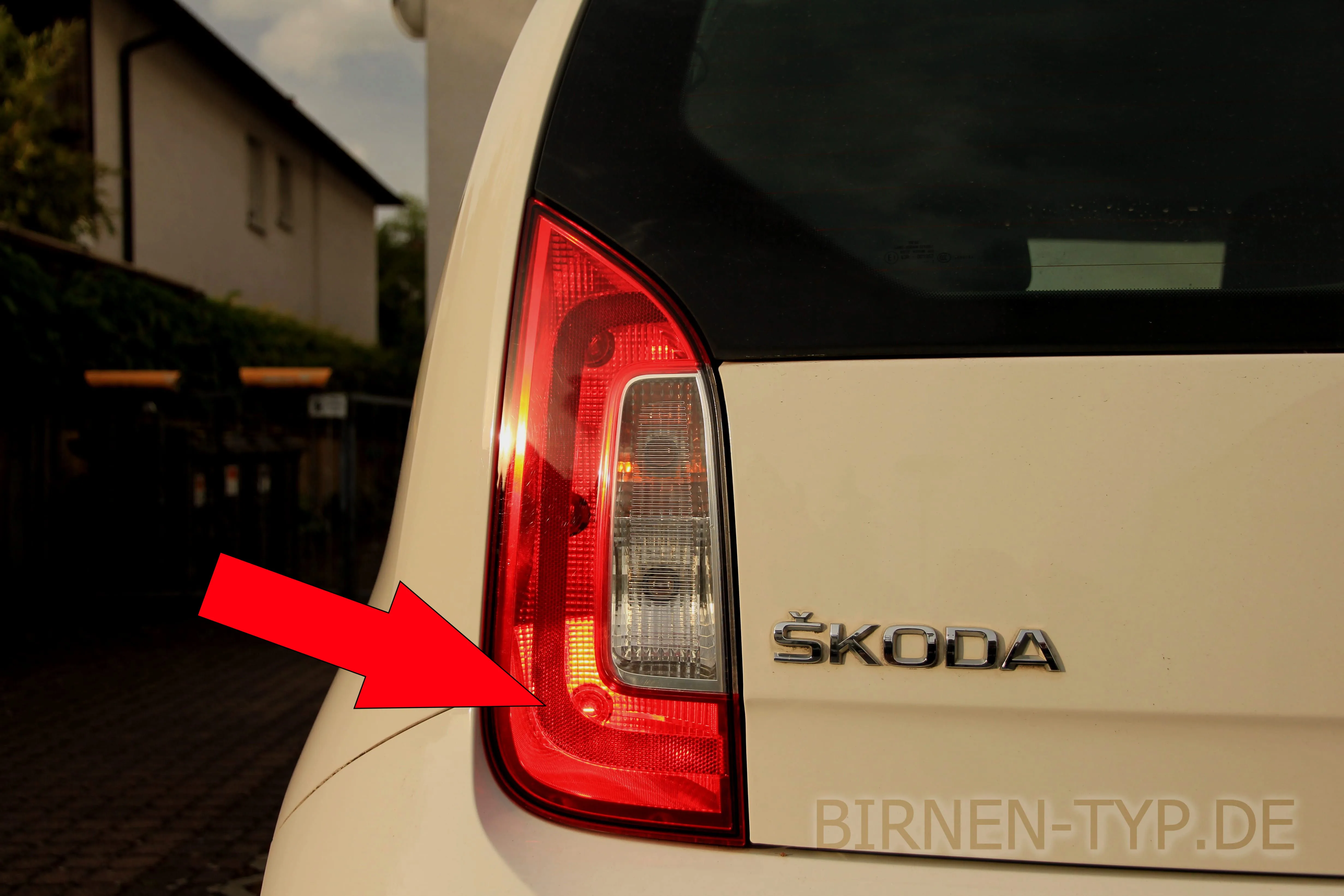 Nebelschlussleuchte des Škoda Citigo
