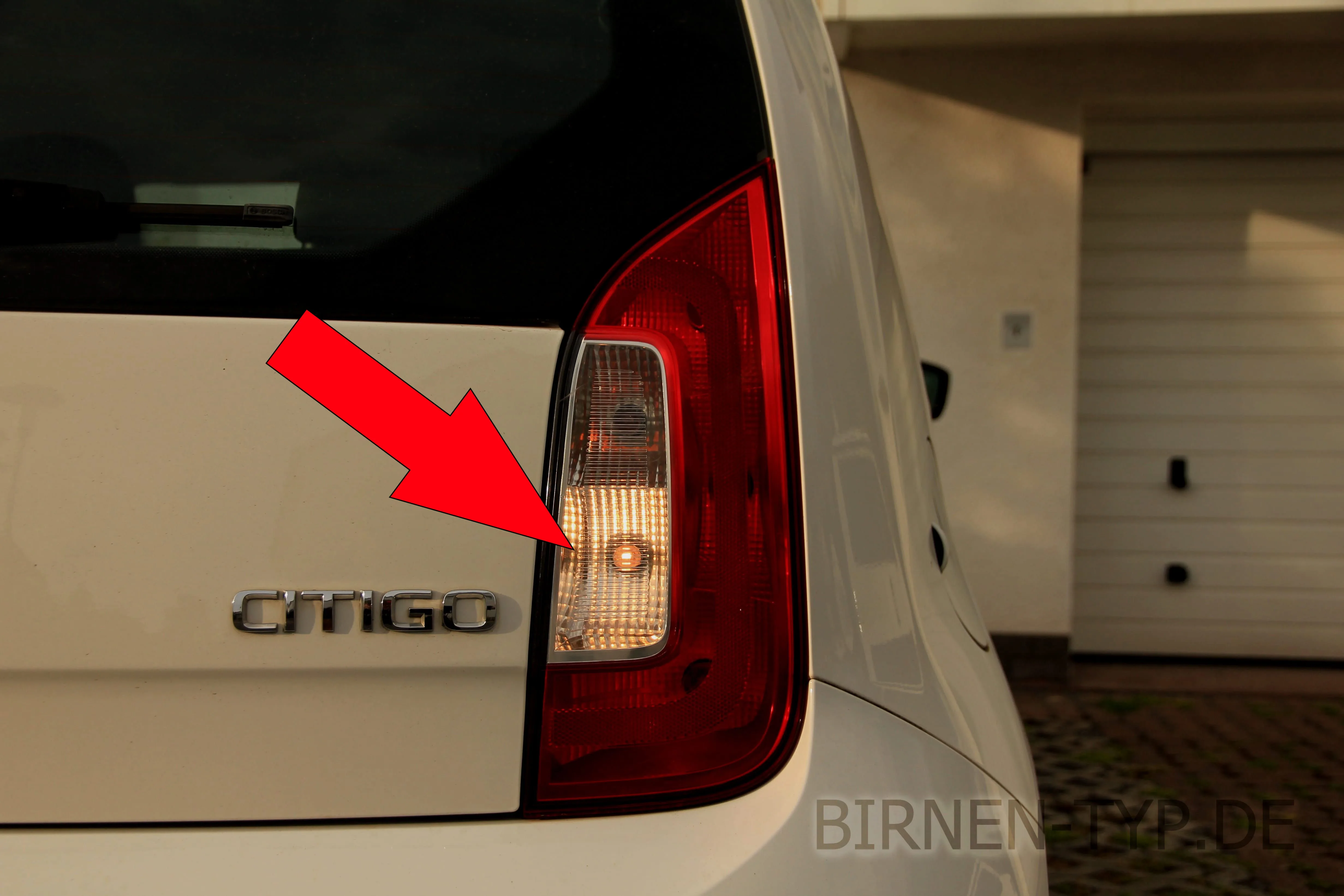 Rückfahrlicht des Škoda Citigo