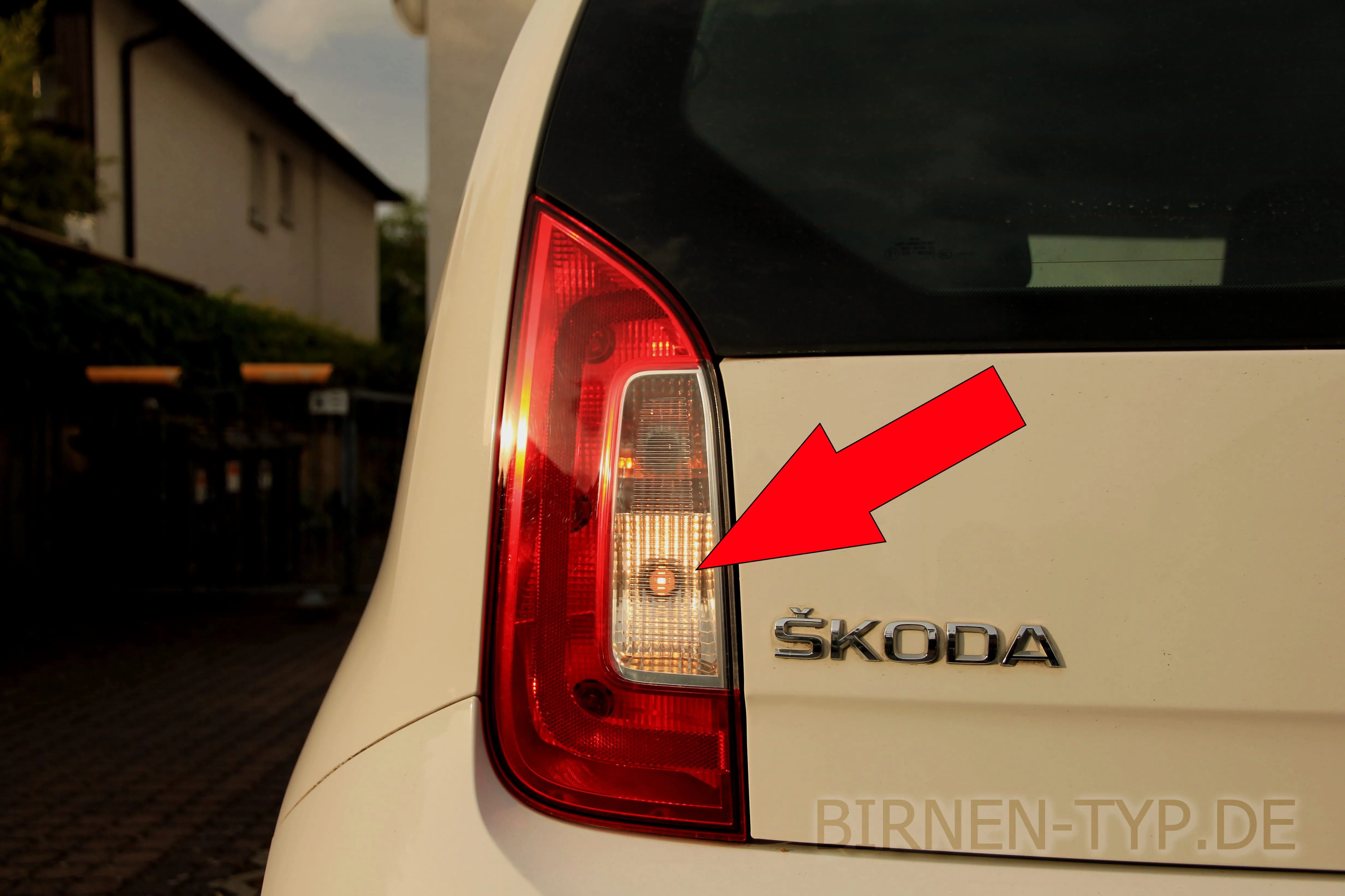Rückfahrlicht am Škoda Citigo