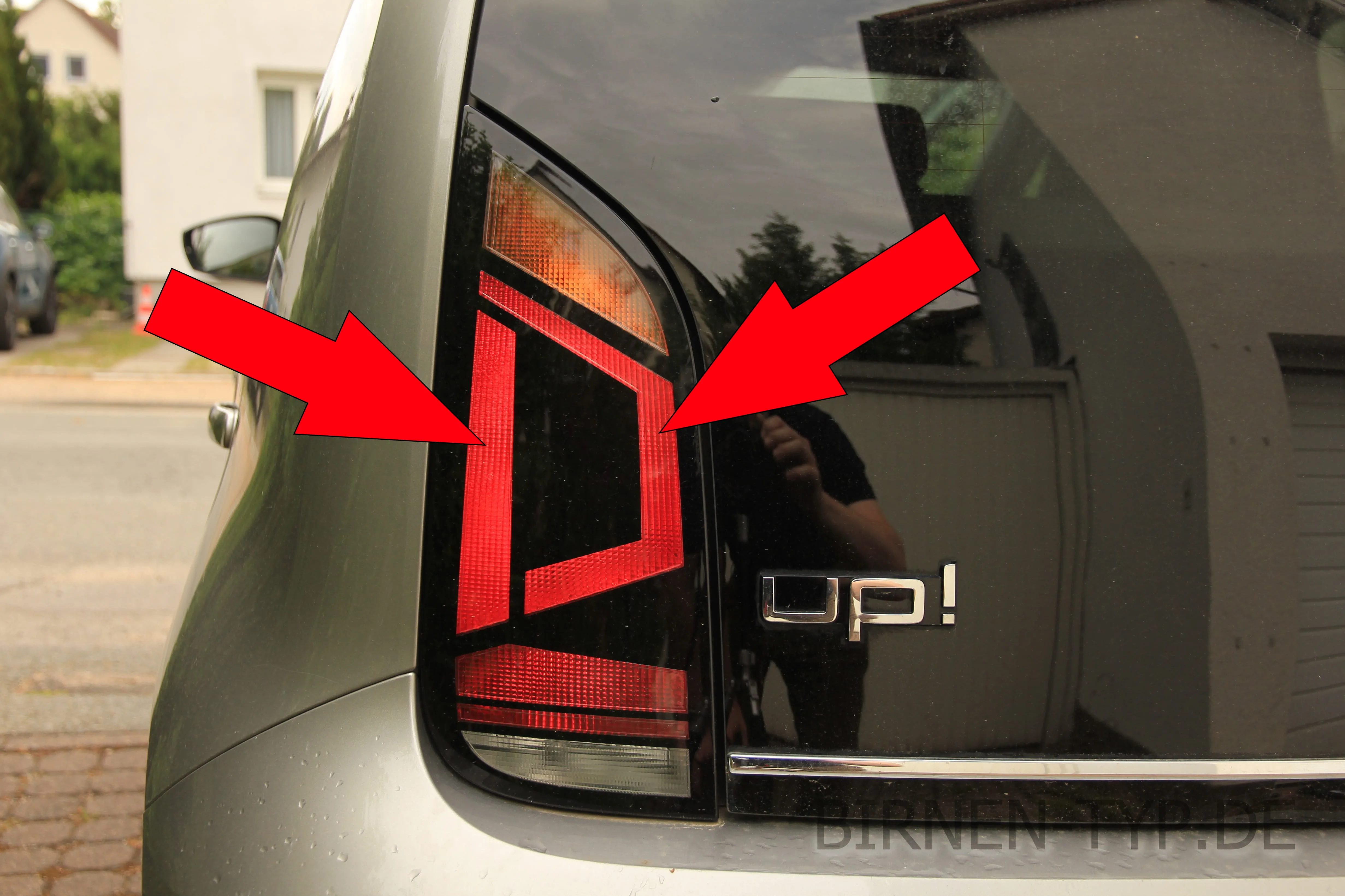 Schlusslicht am VW up!