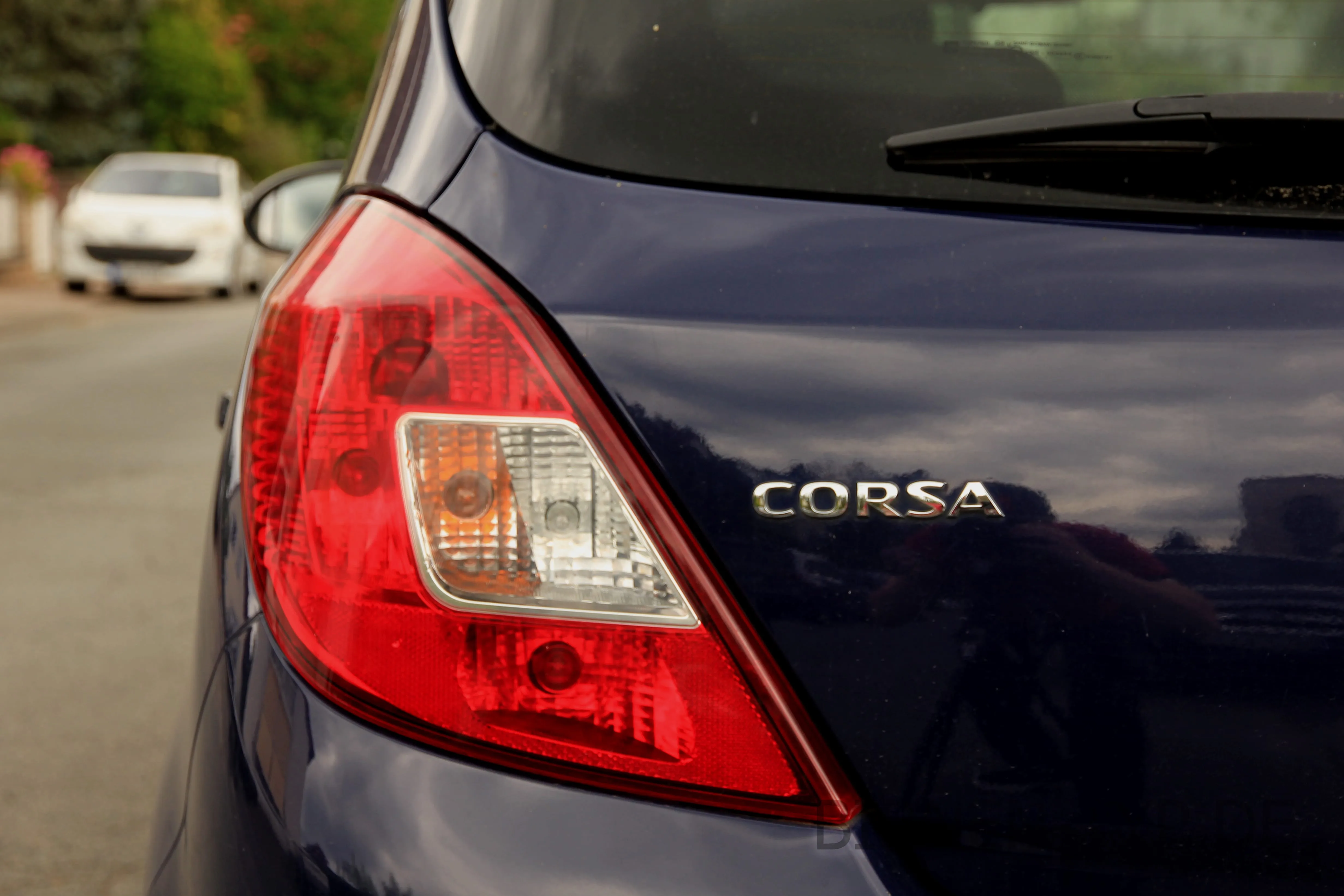 So sieht die Rückleuchte des Opel Corsa aus