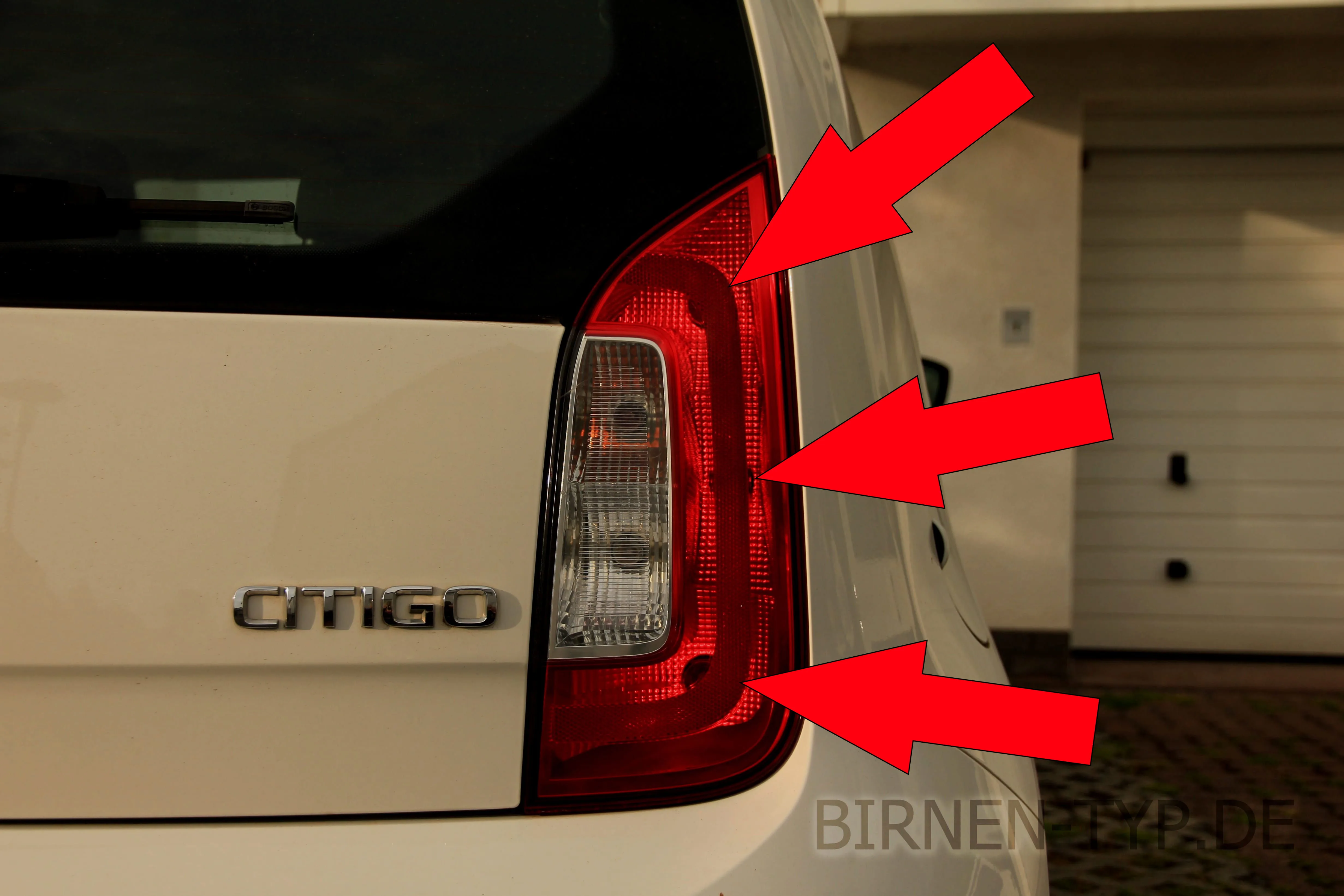Schlusslicht des Škoda Citigo