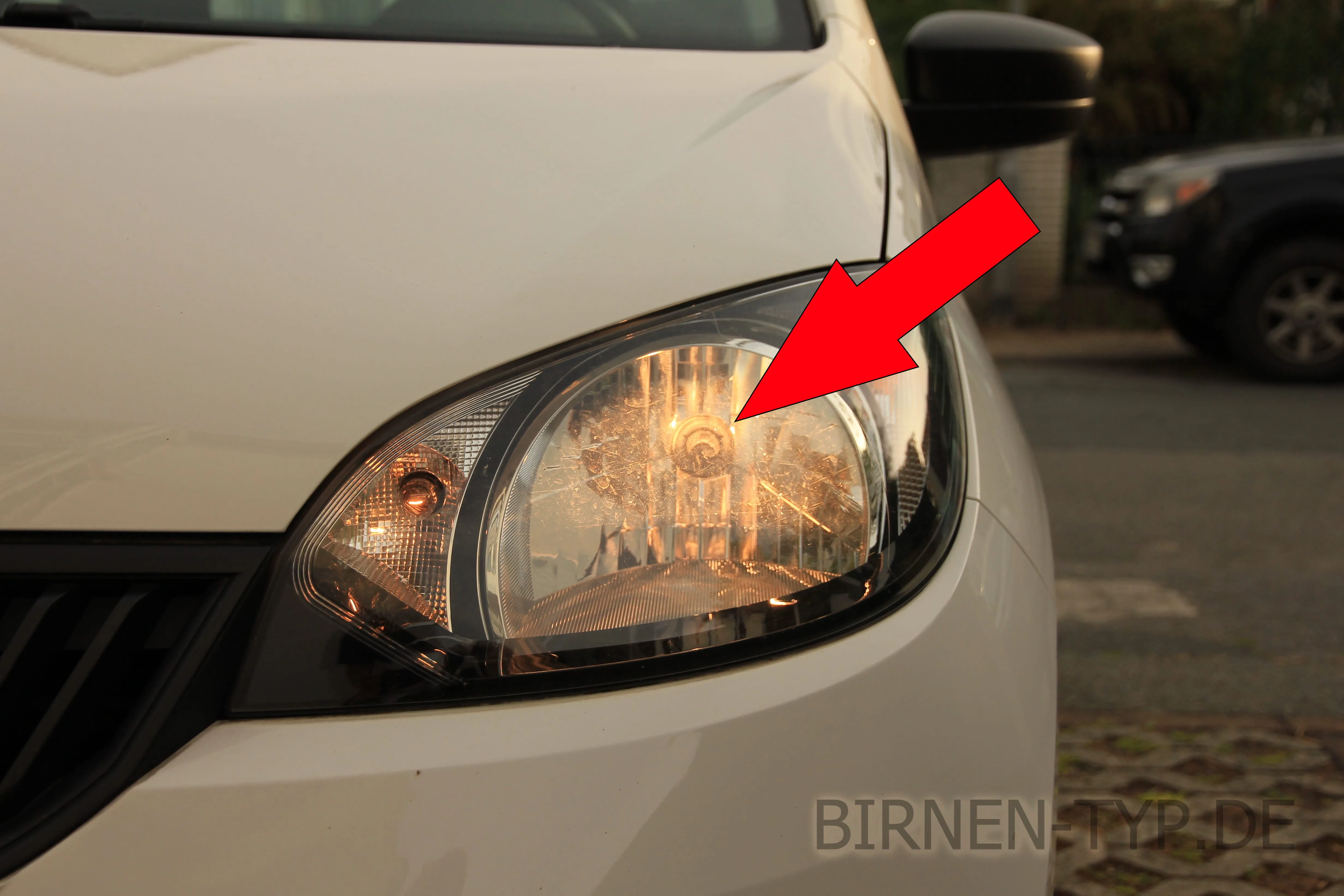Abblendlicht des Škoda Citigo