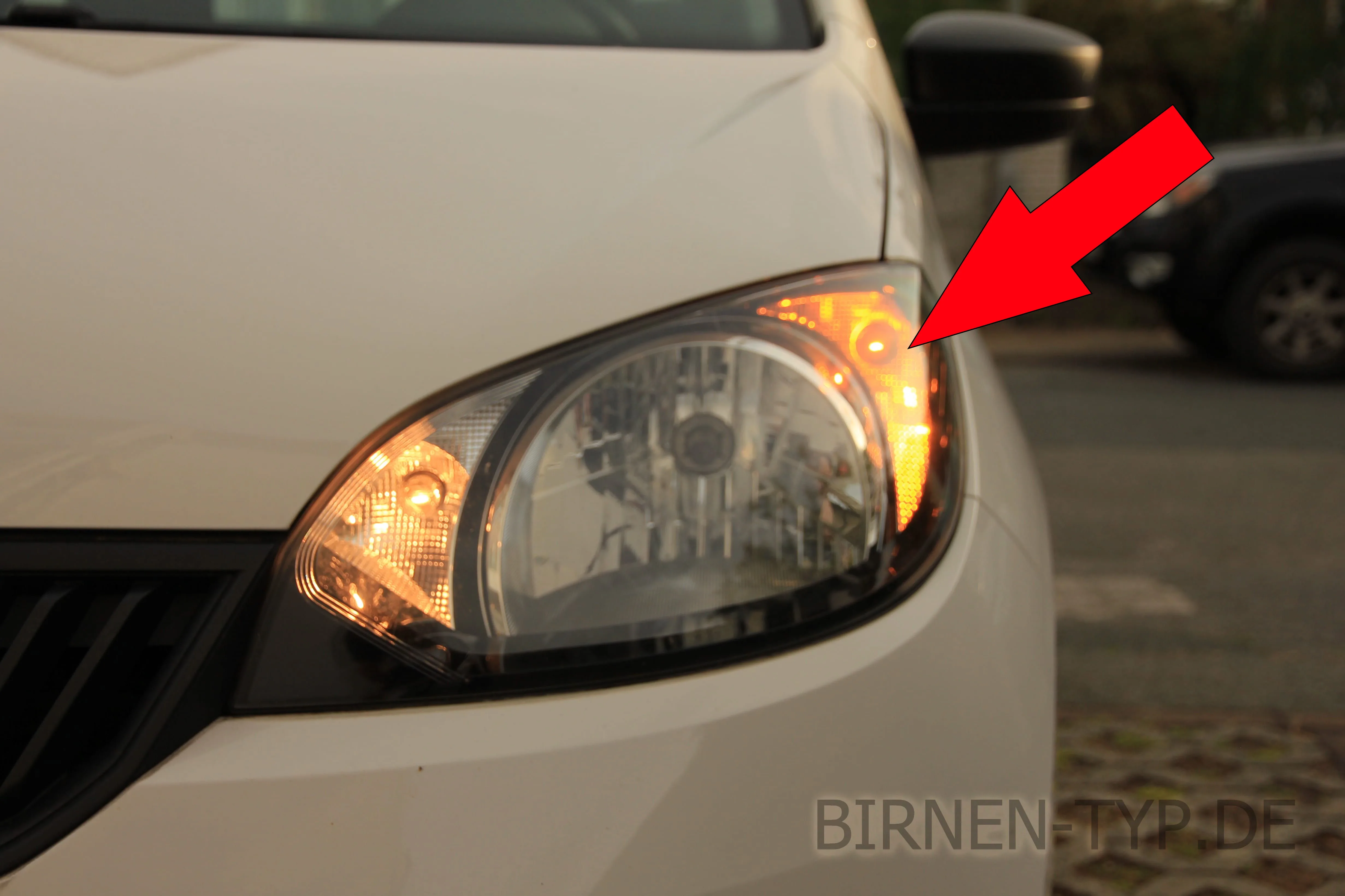 Blinker vorne des Škoda Citigo