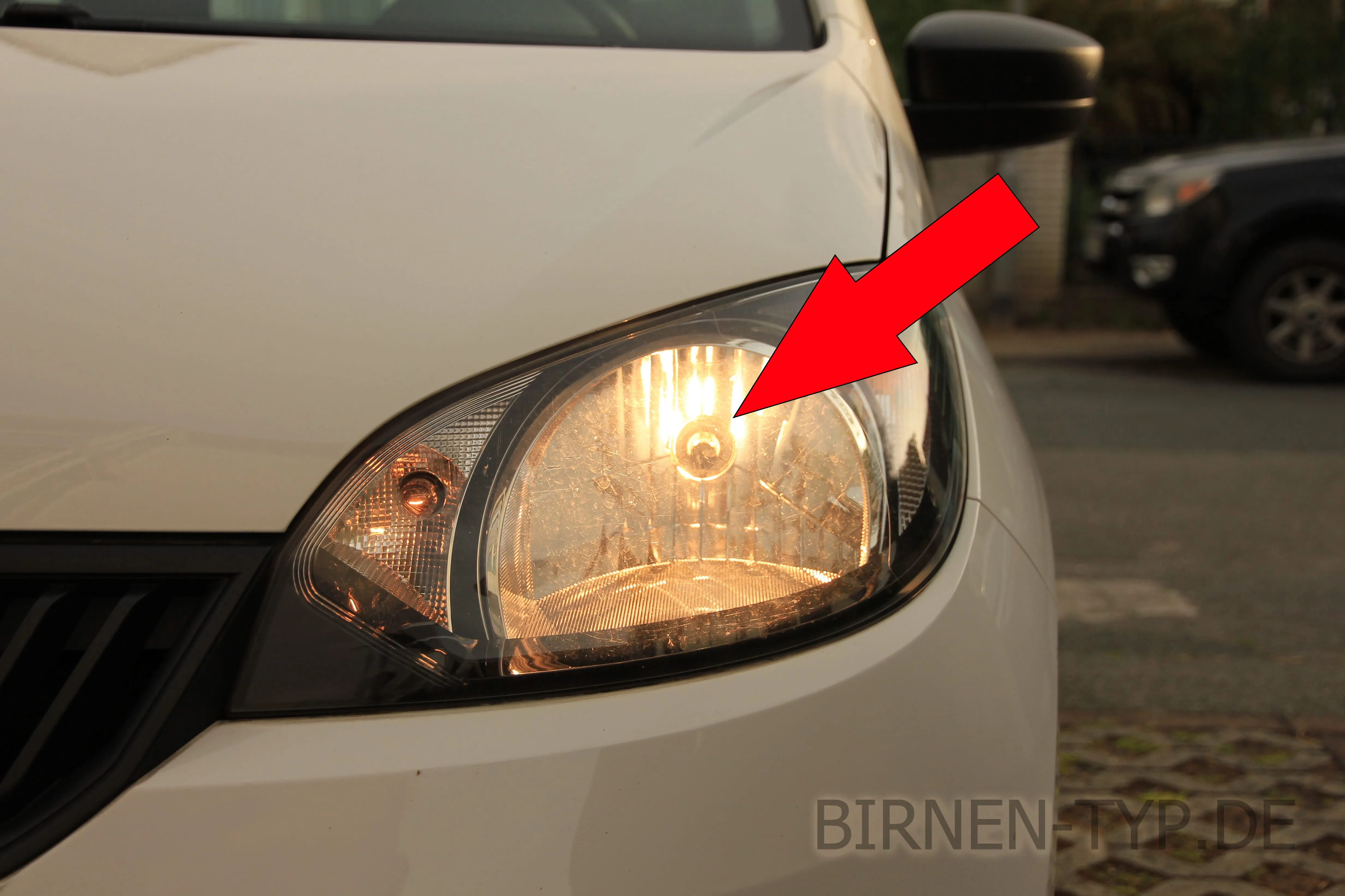 Fernlicht des Škoda Citigo
