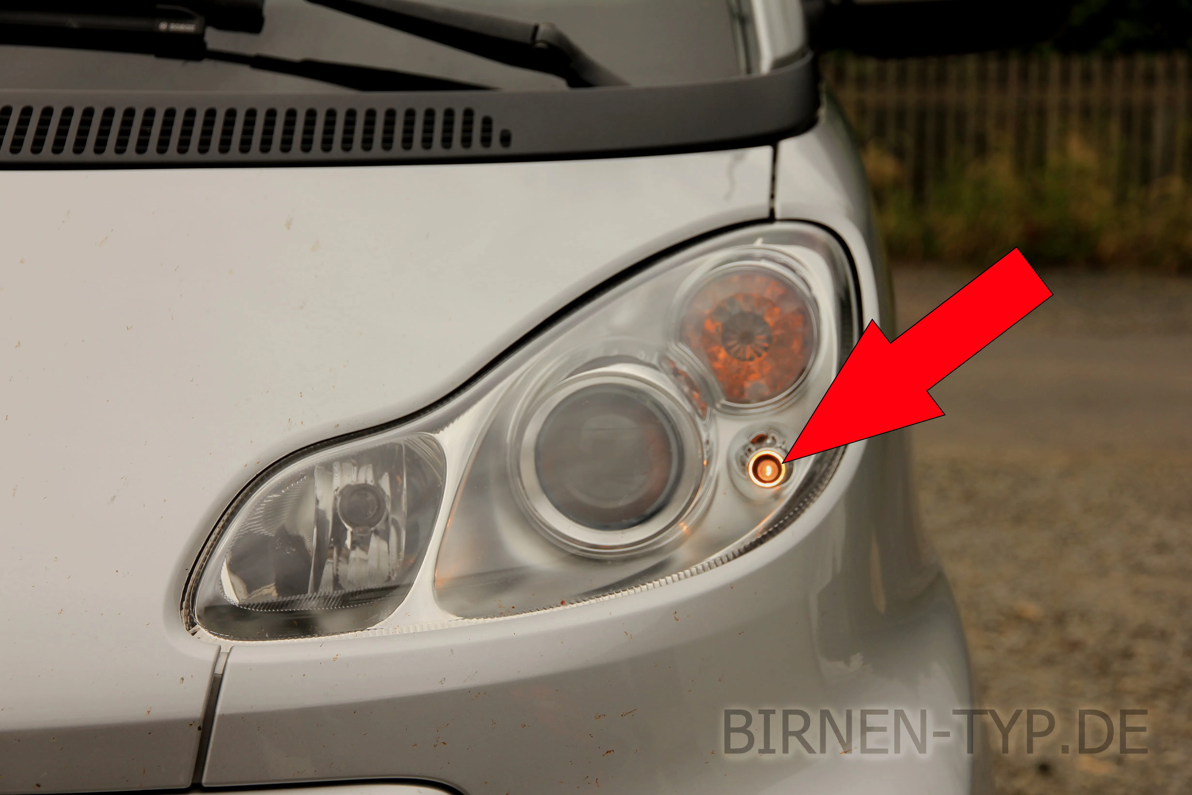 Standlicht des Smart ForTwo
