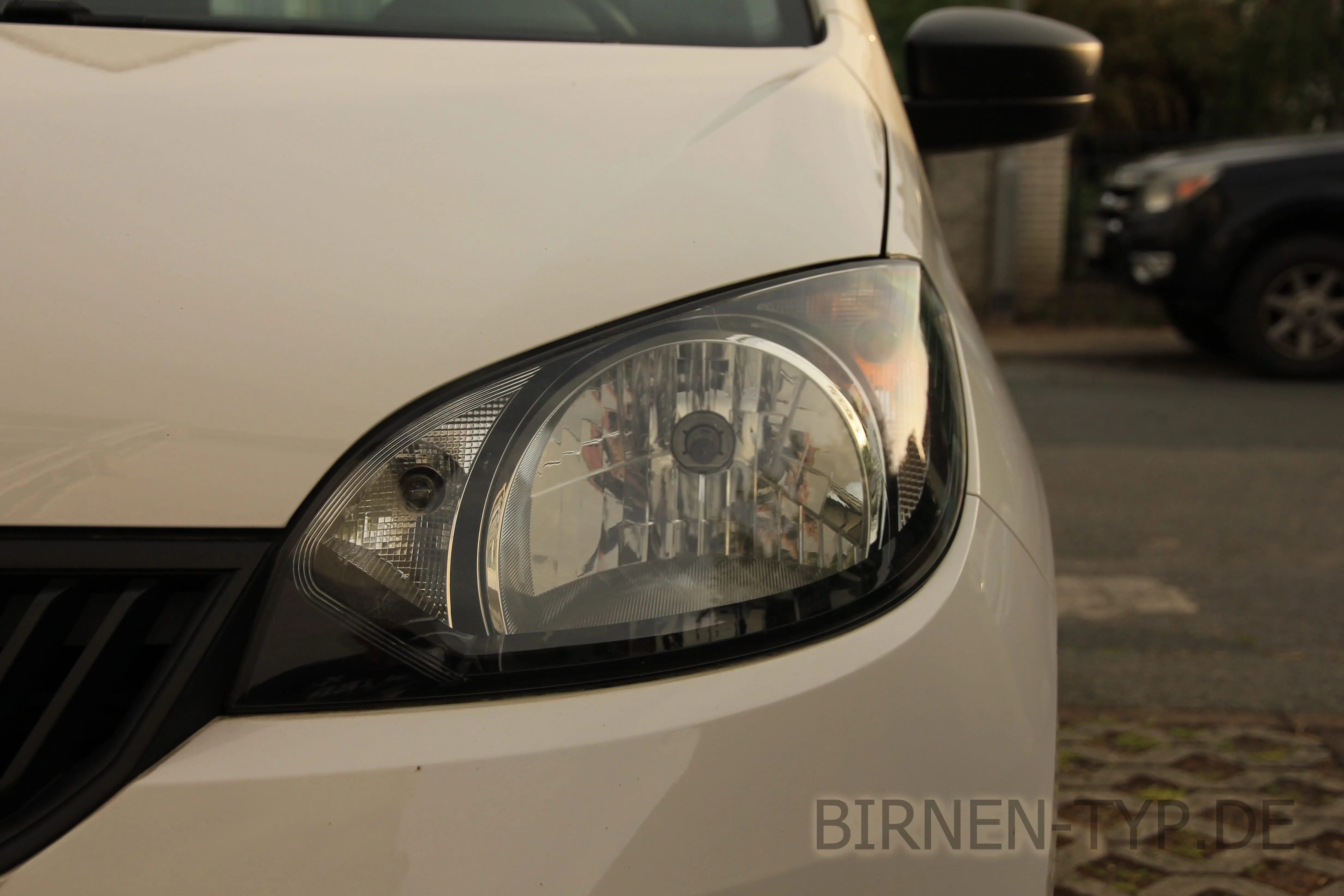 So sieht der Scheinwerfer des Škoda Citigo aus