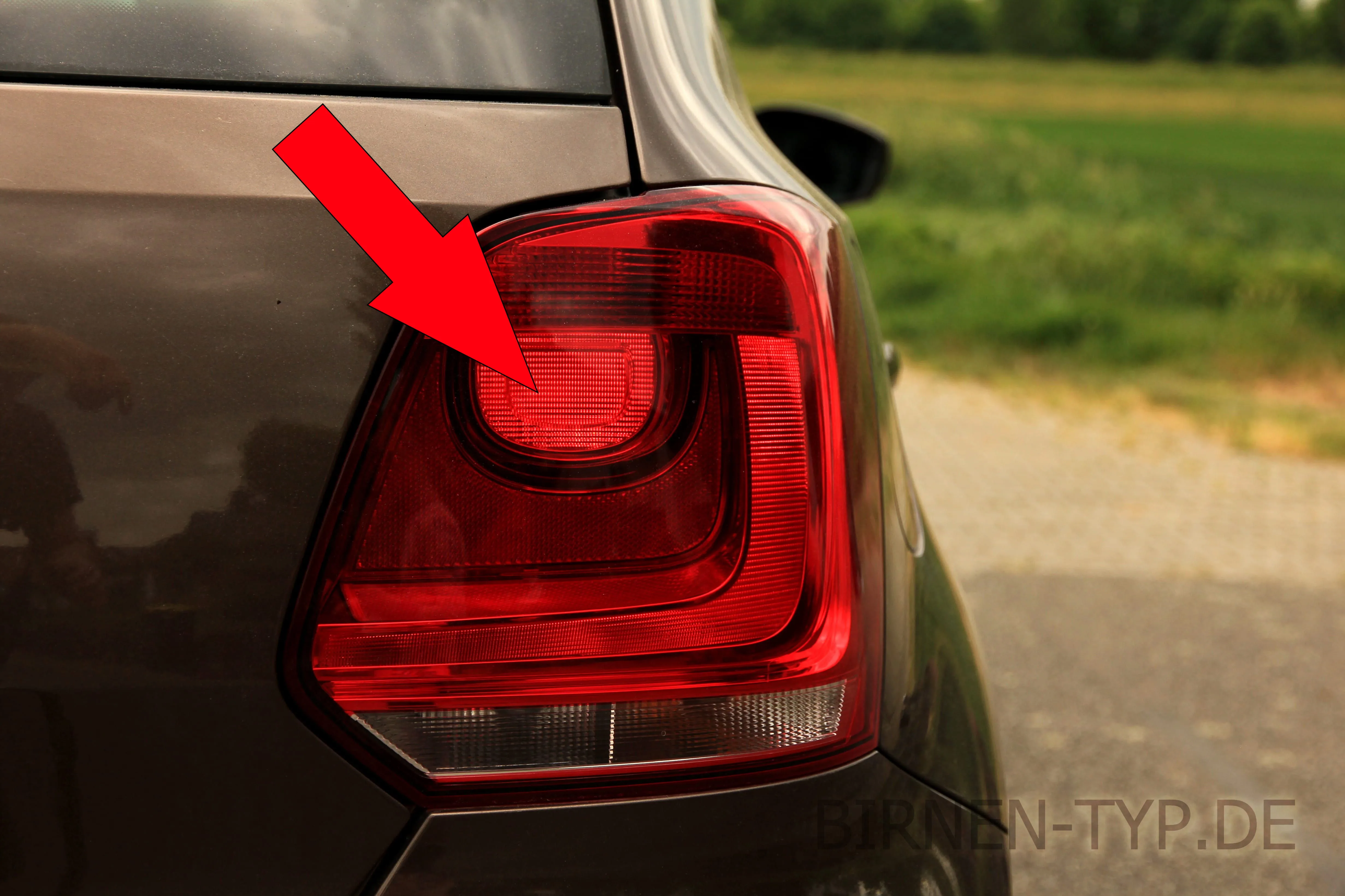 Schlusslicht am VW Polo V