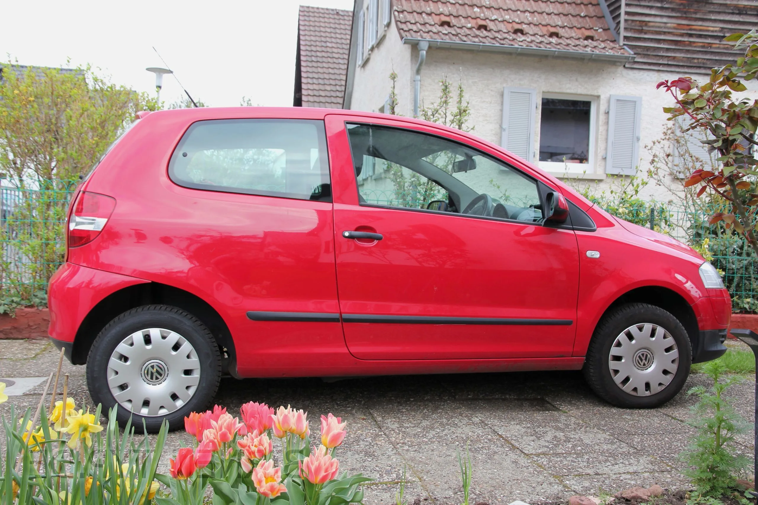 Beifahrerseite (rechts) des VW Fox