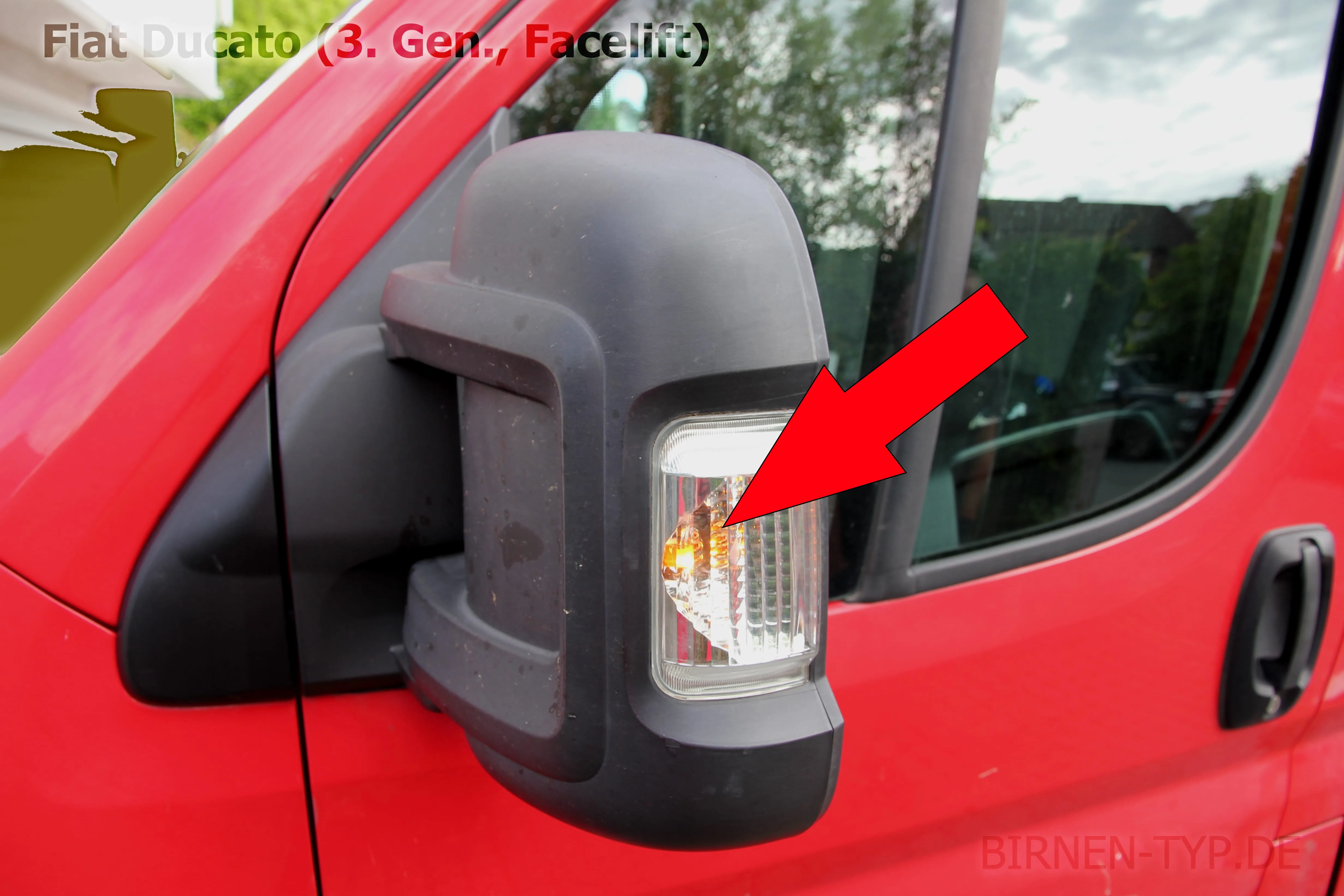 Seitenblinker des Fiat Ducato