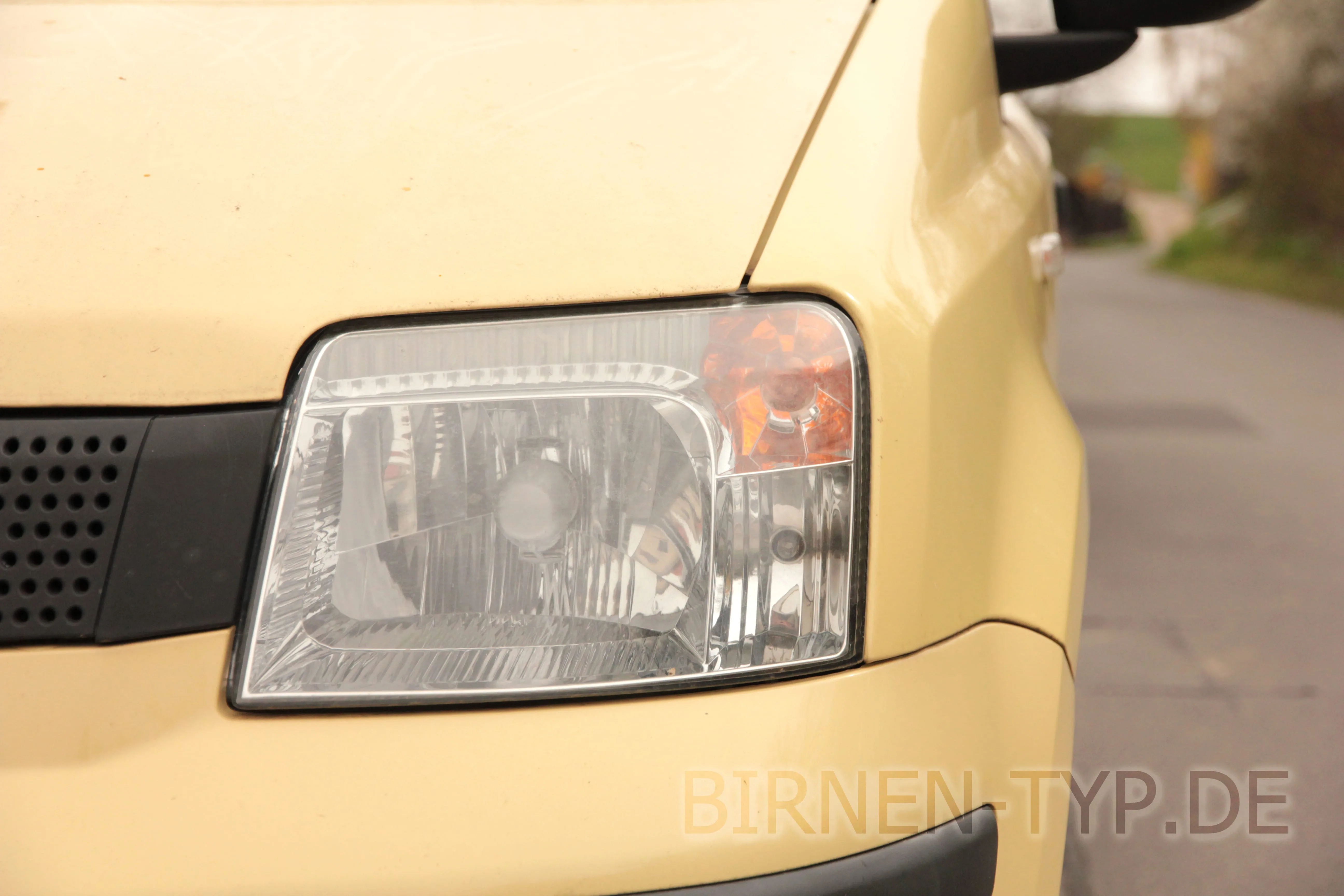 So sieht der Scheinwerfer des Fiat Panda 2. Gen (Typ 169 (Nuova Panda) – 2003-2012) aus