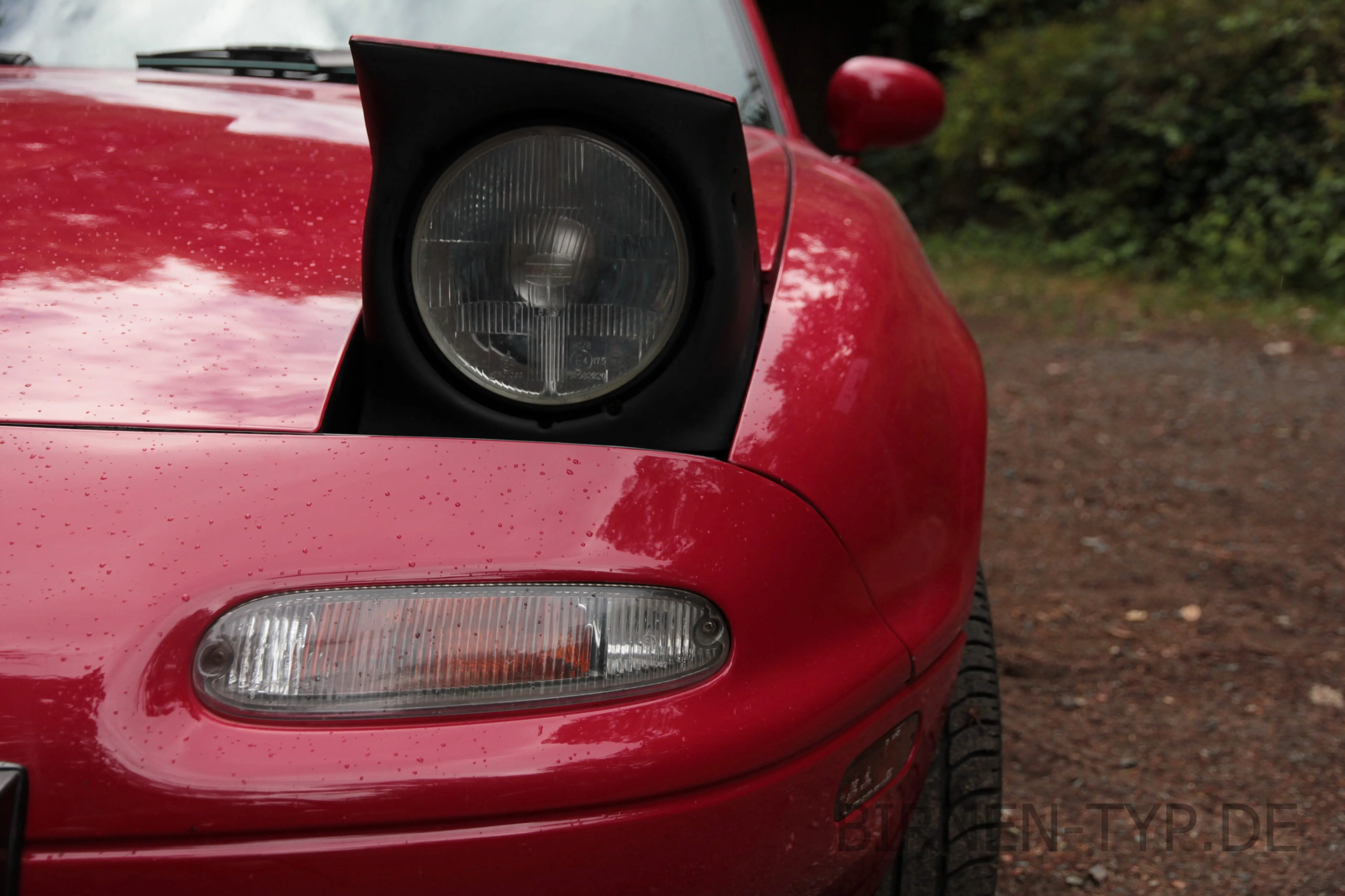 So sieht der Scheinwerfer des Mazda MX-5 / Miata aus