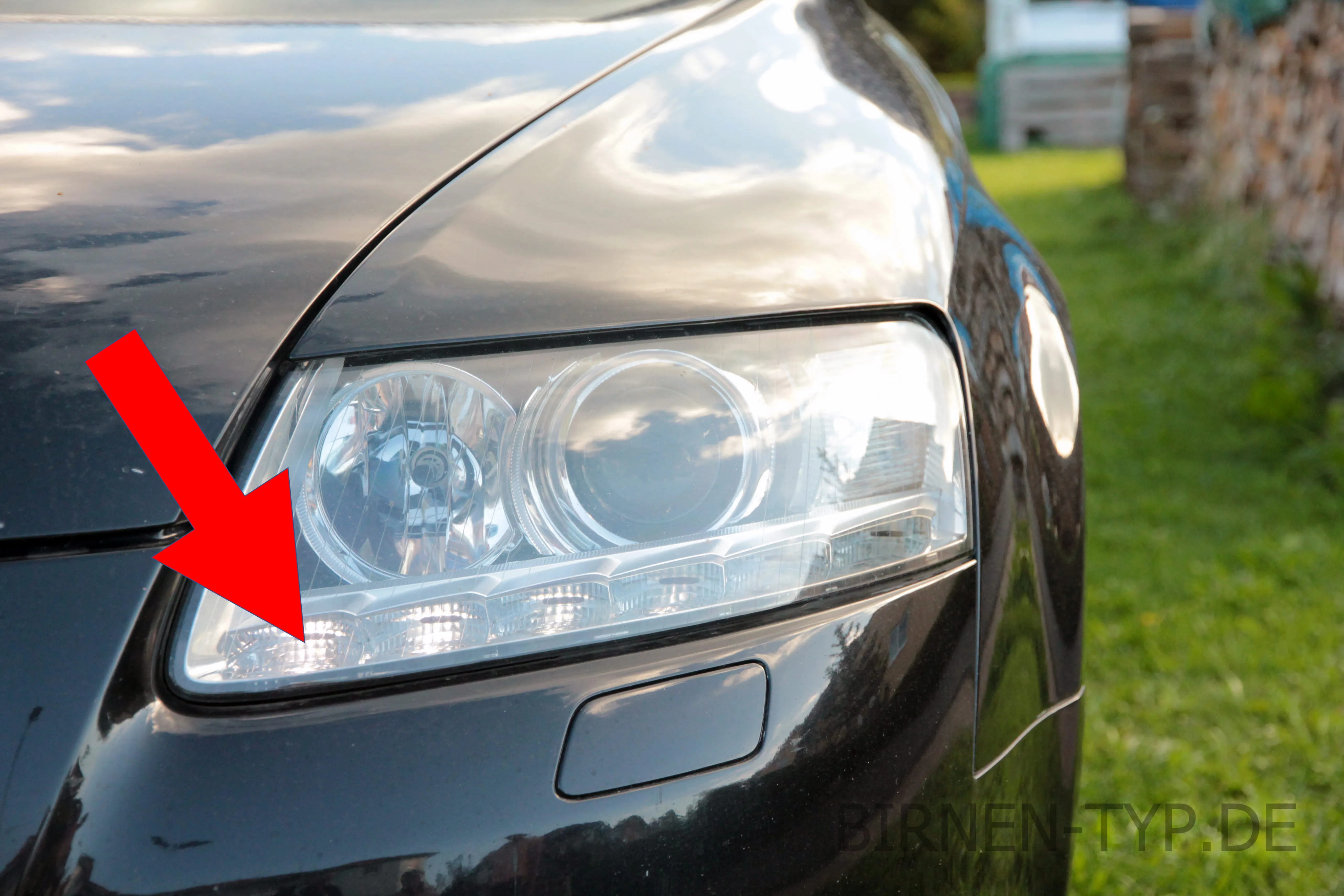 Standlicht des Audi A6 3. Gen