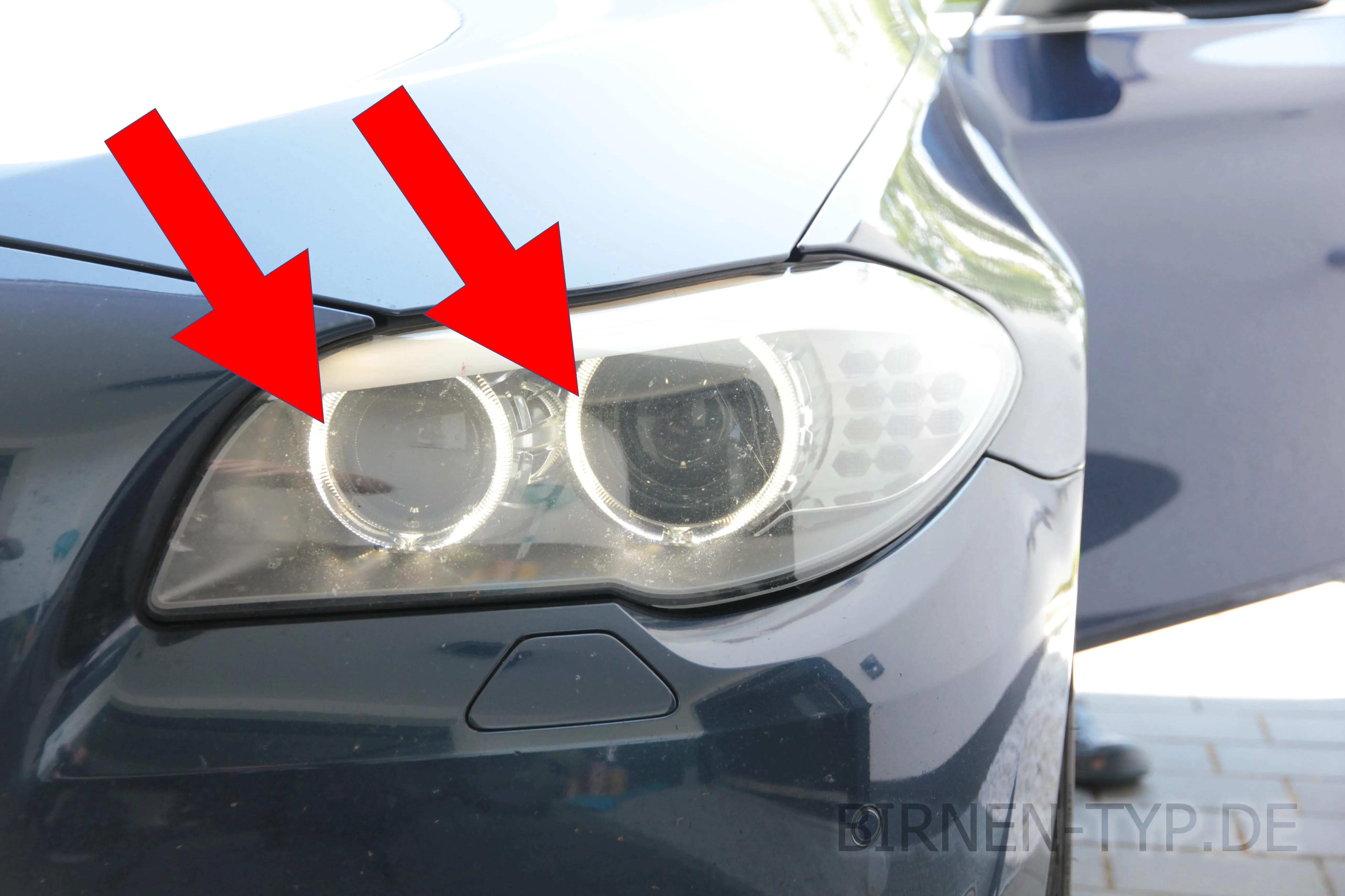 Standlicht des 5er BMW