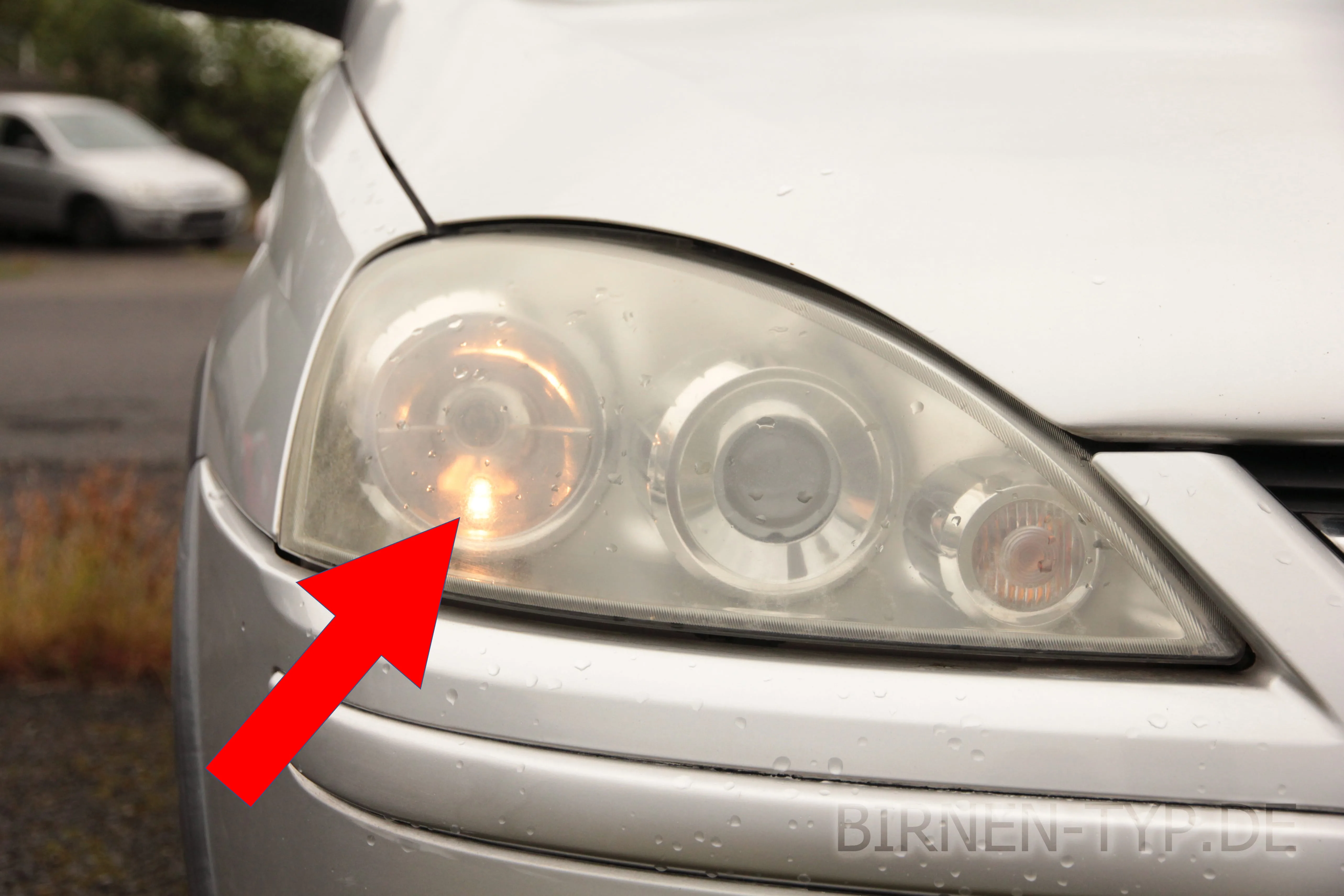 Standlicht des Opel Corsa C