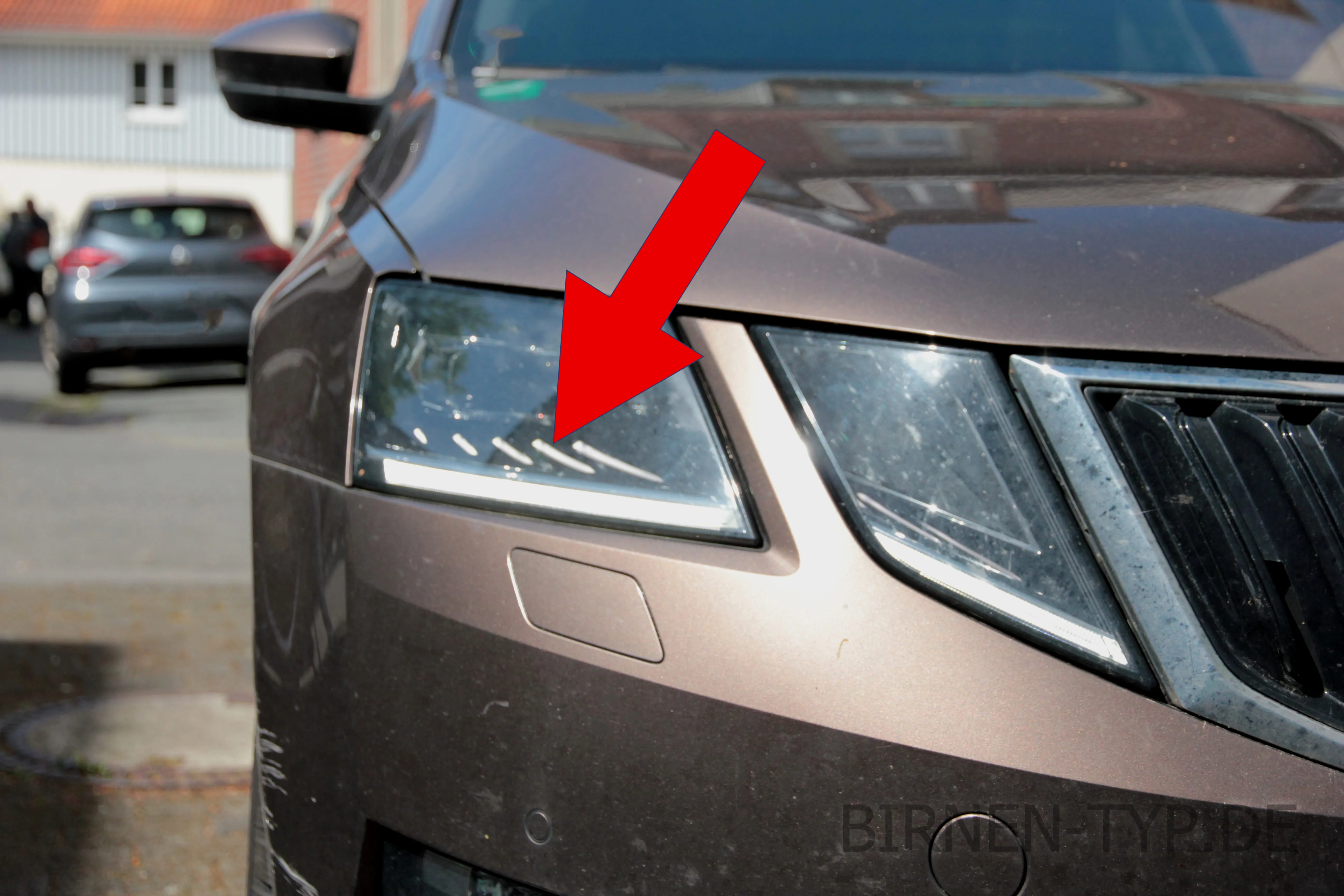 Standlicht des Škoda Octavia