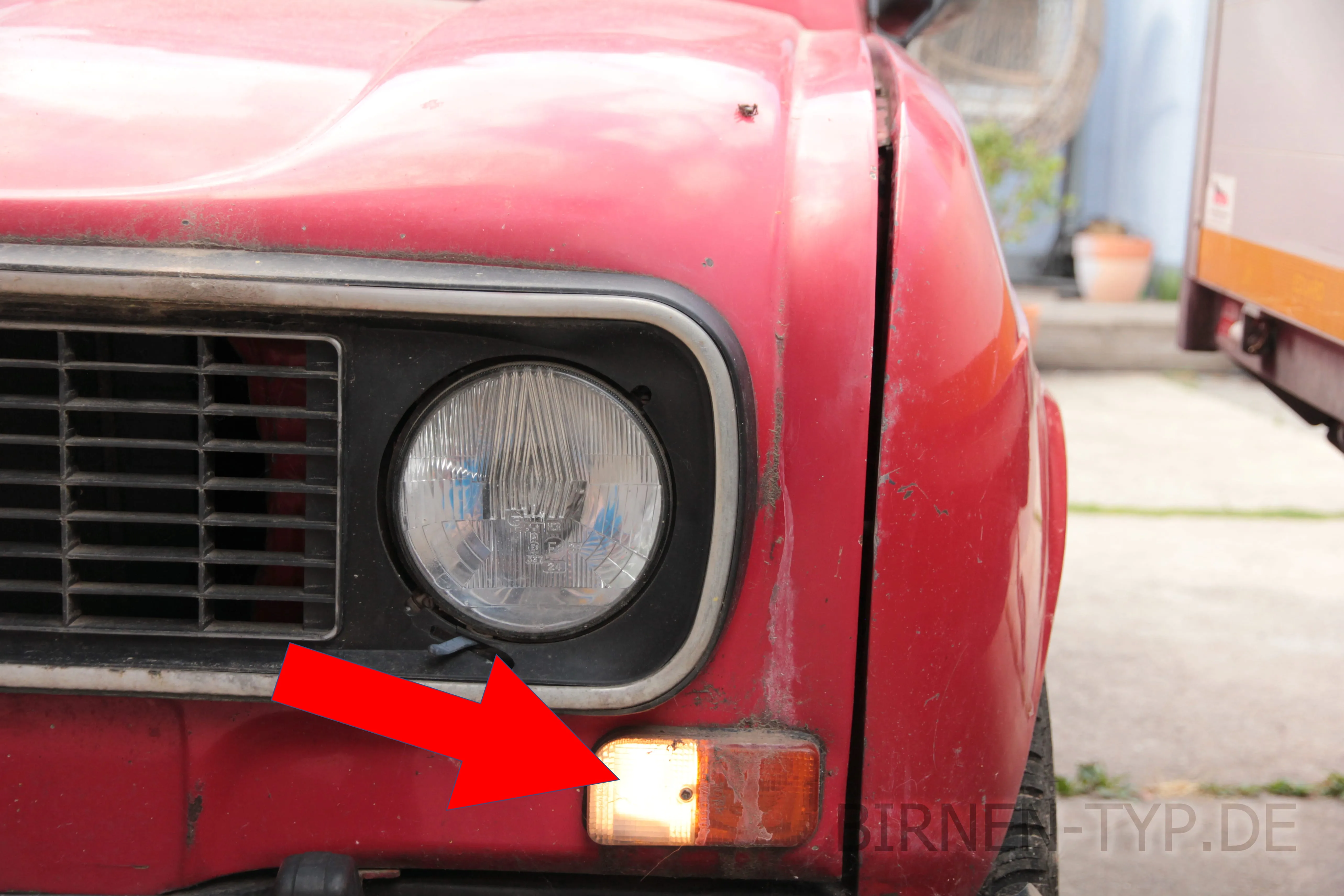 Standlicht des Renault R4