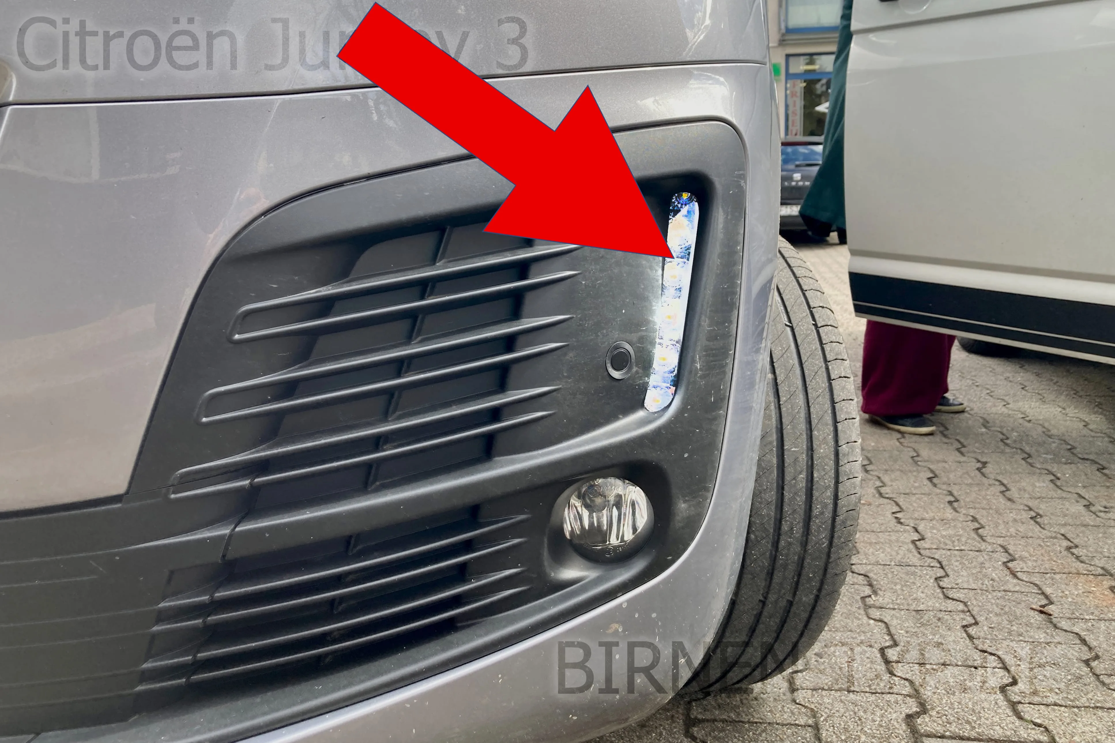 Standlicht des Citroën Jumpy / Dispatch