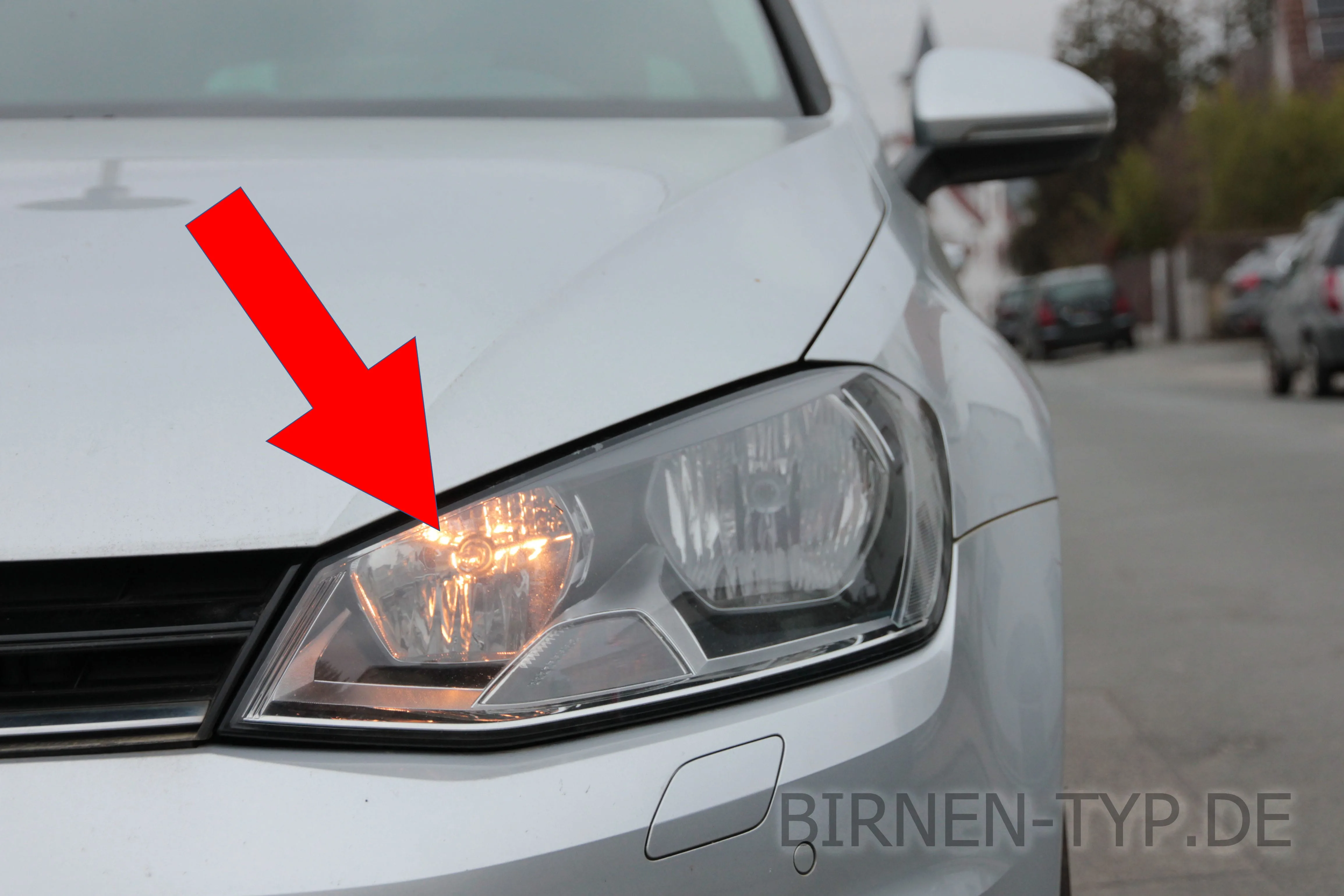 Standlicht des VW Golf 7