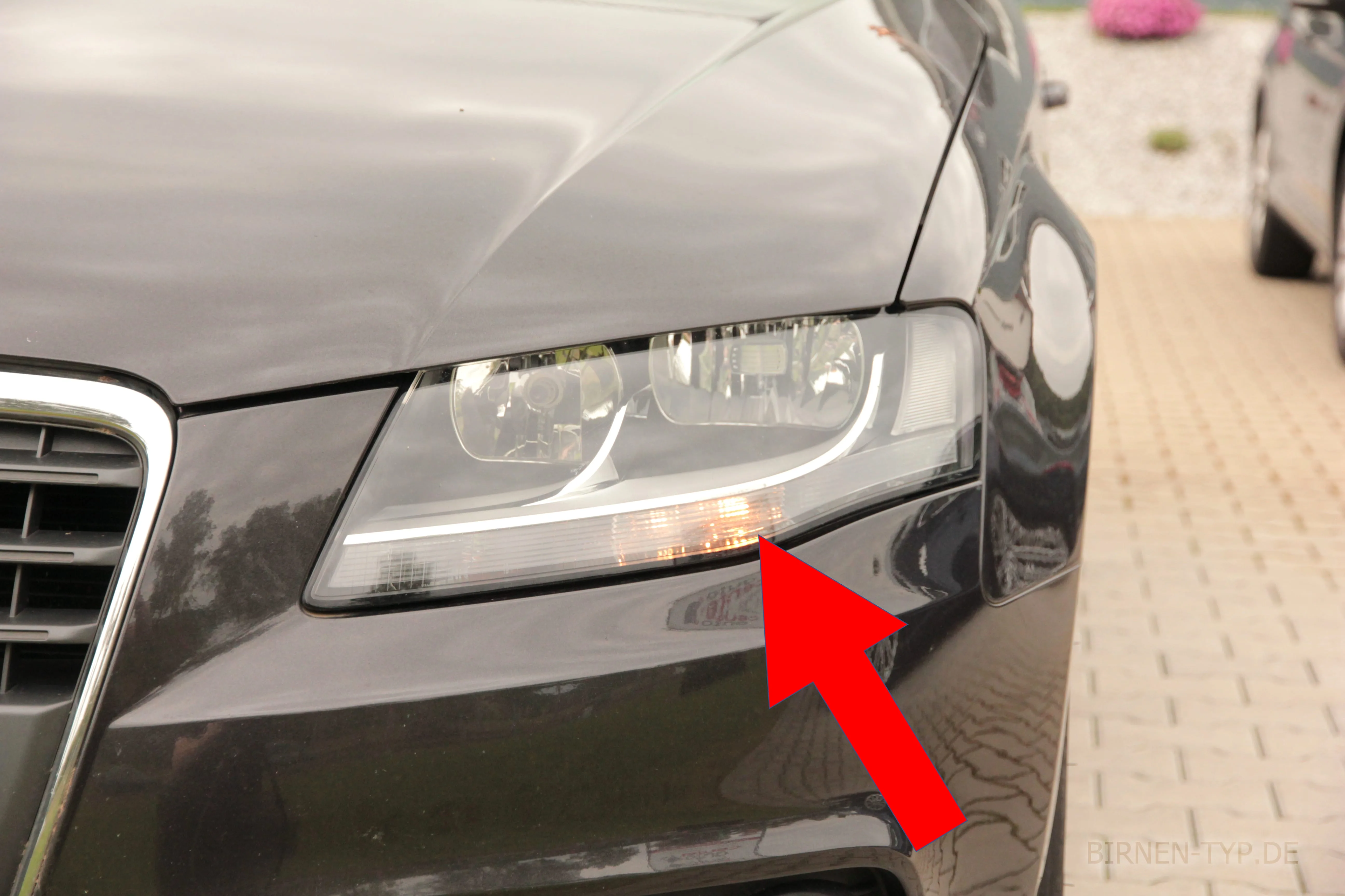 Standlicht am Audi A4 4. Gen