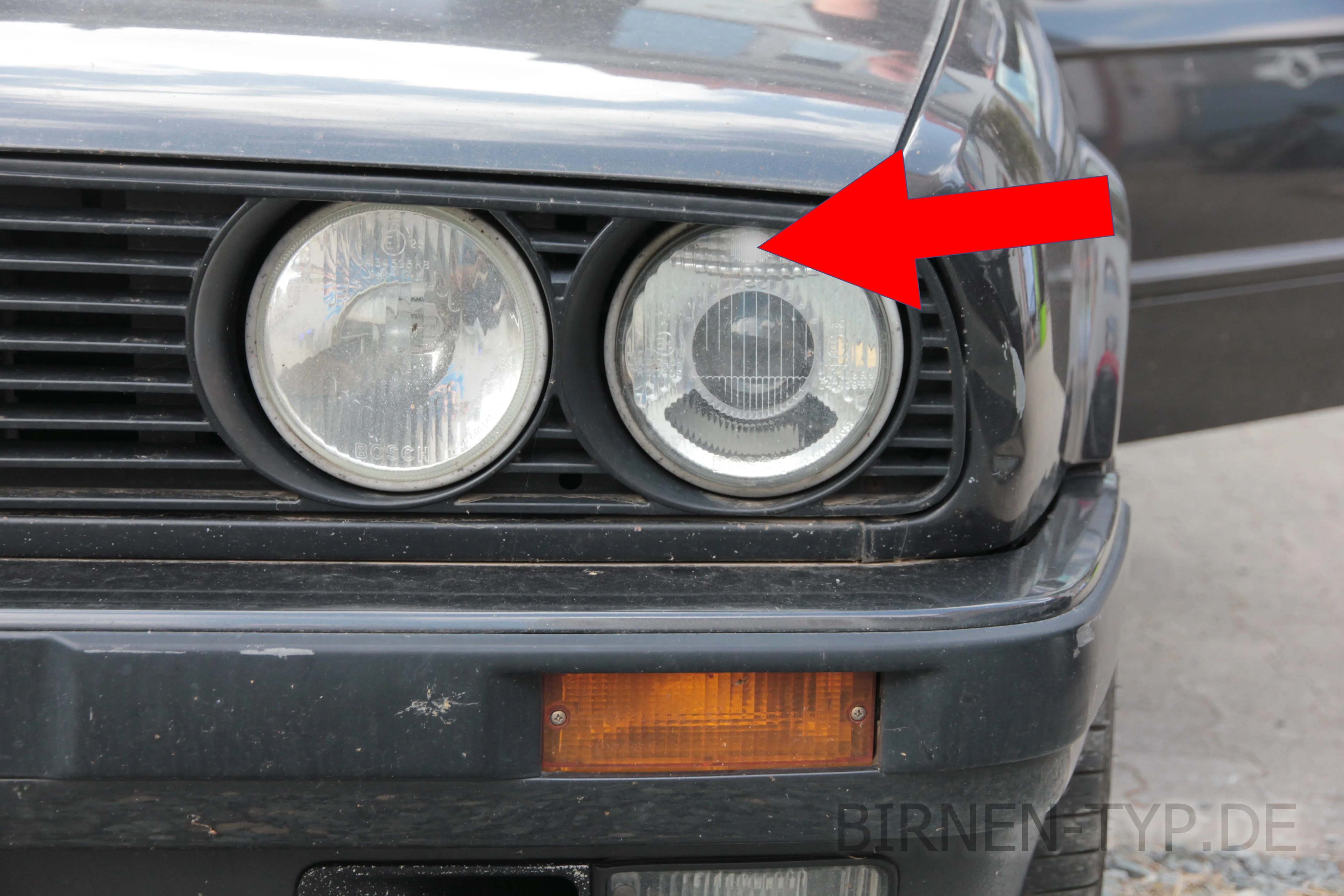Standlicht des BMW 3er