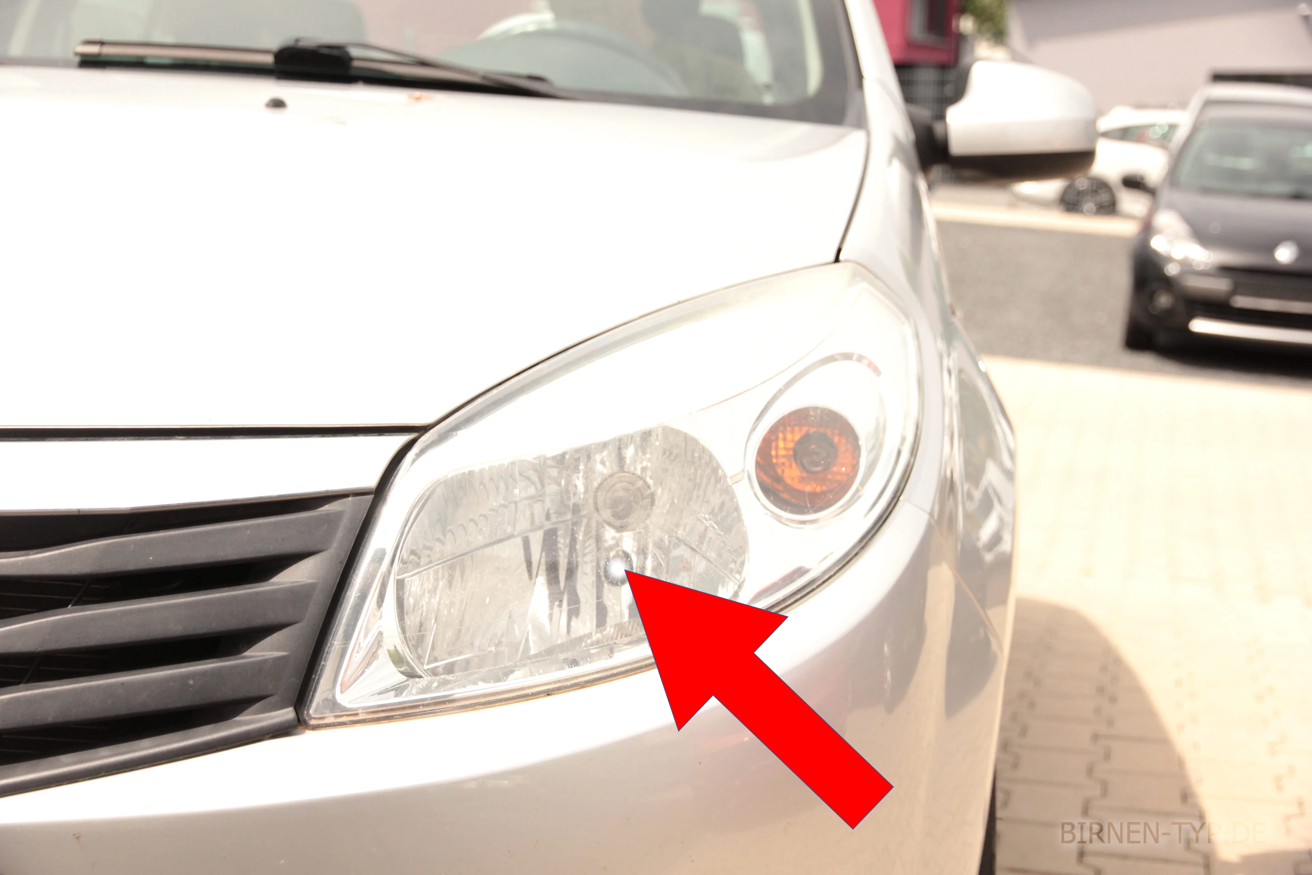 Standlicht des Dacia Sandero 1. Gen