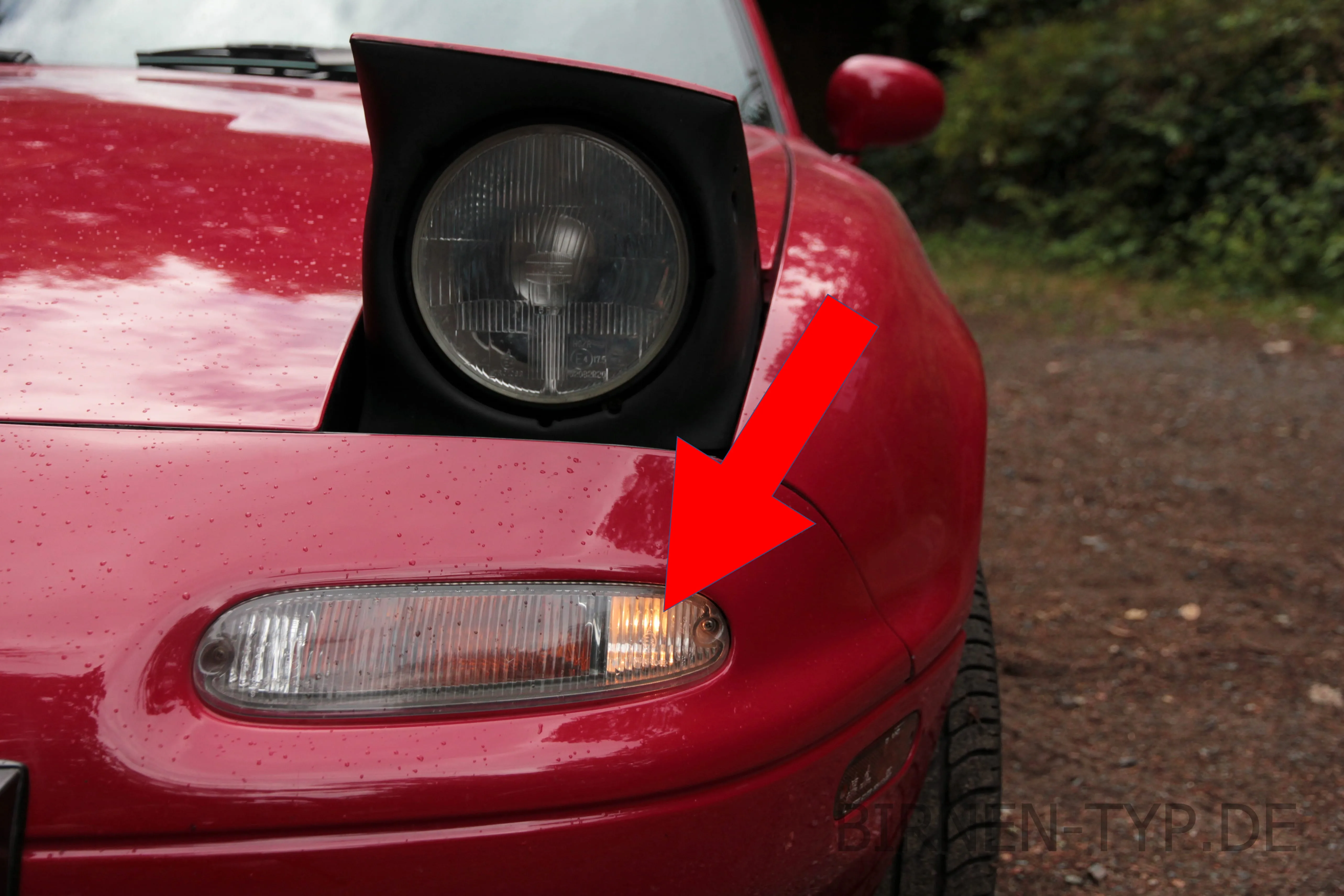 Standlicht des Mazda MX-5 / Miata