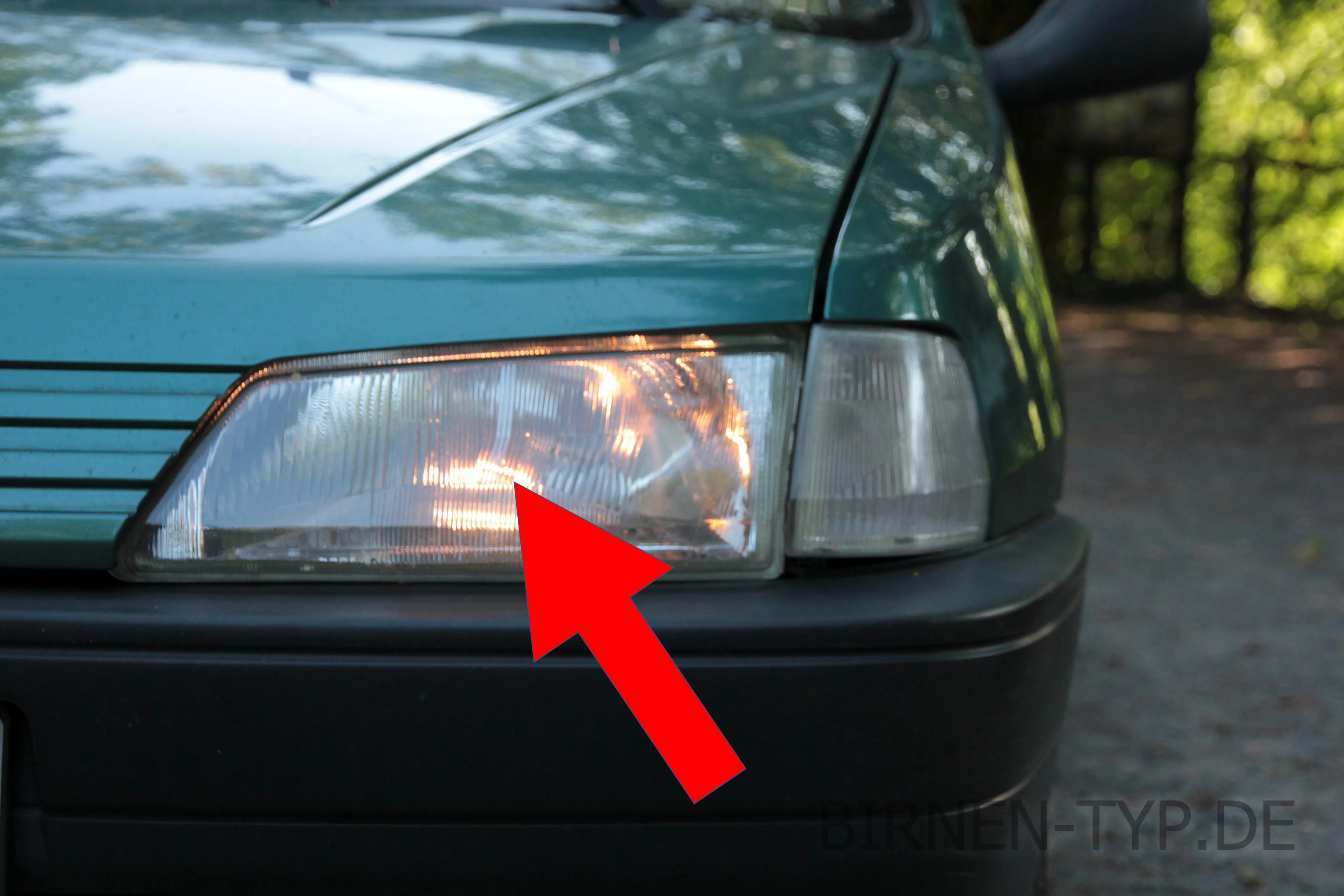 Standlicht des Peugeot 106