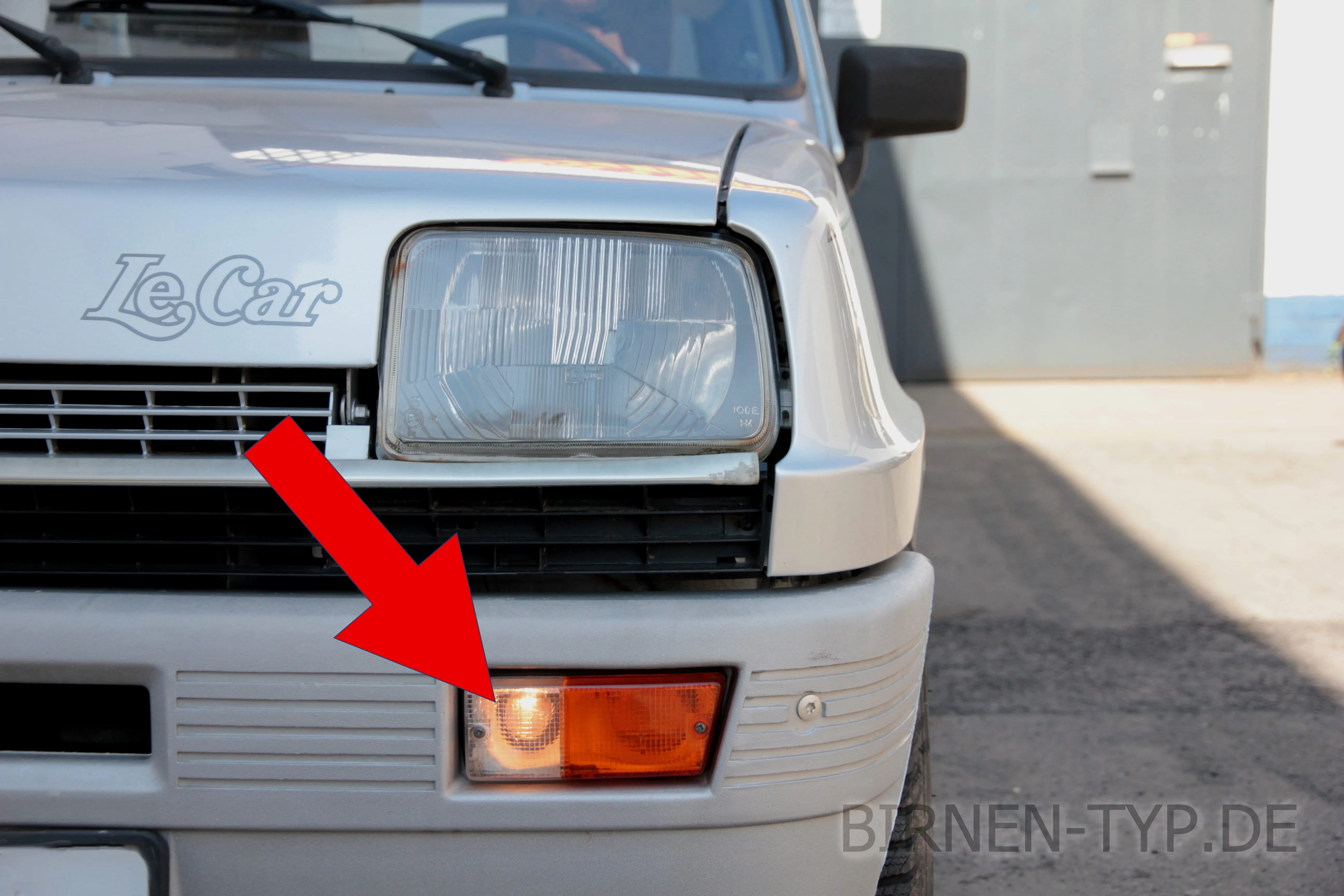 Standlicht des Renault 5