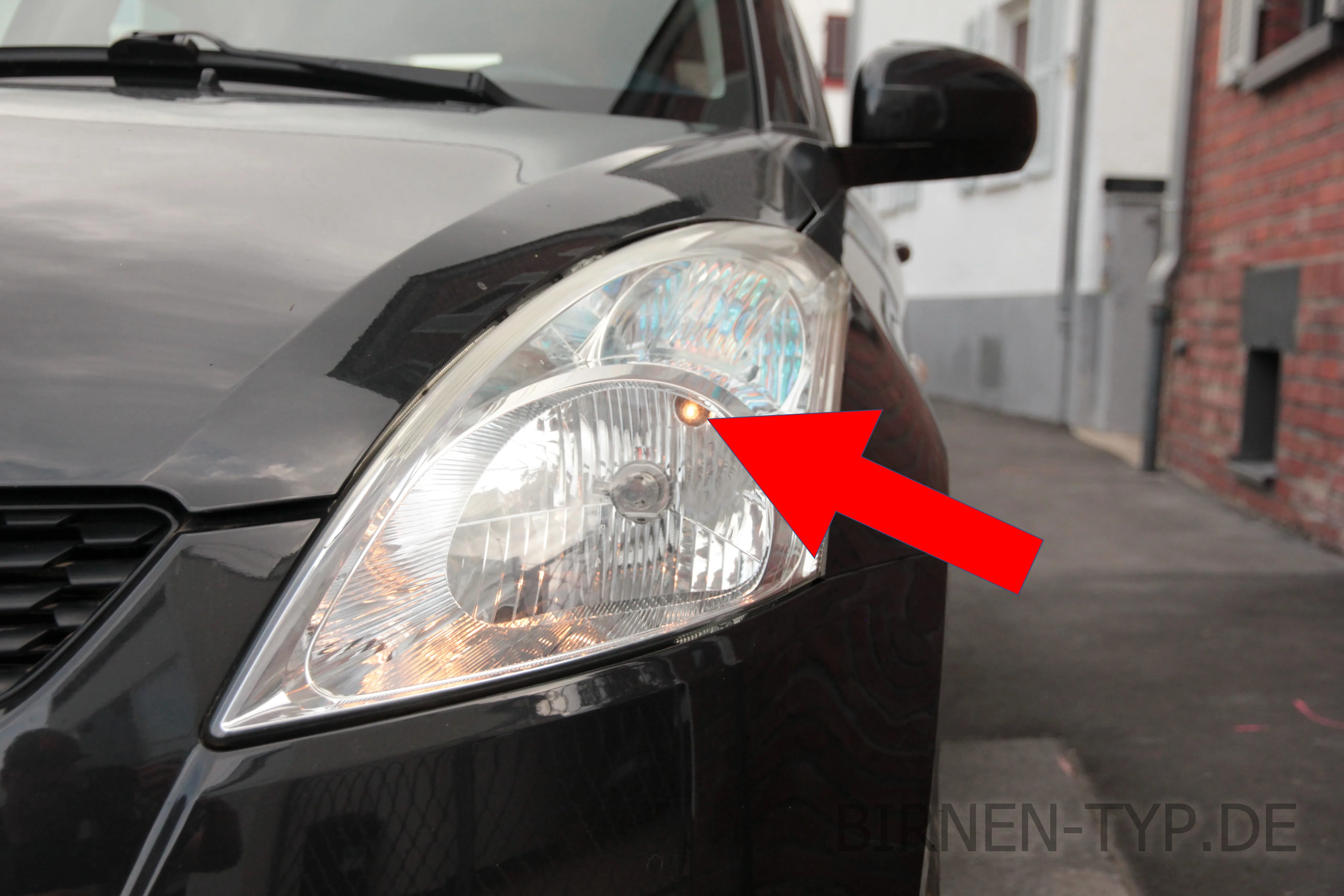 Standlicht des Suzuki Swift