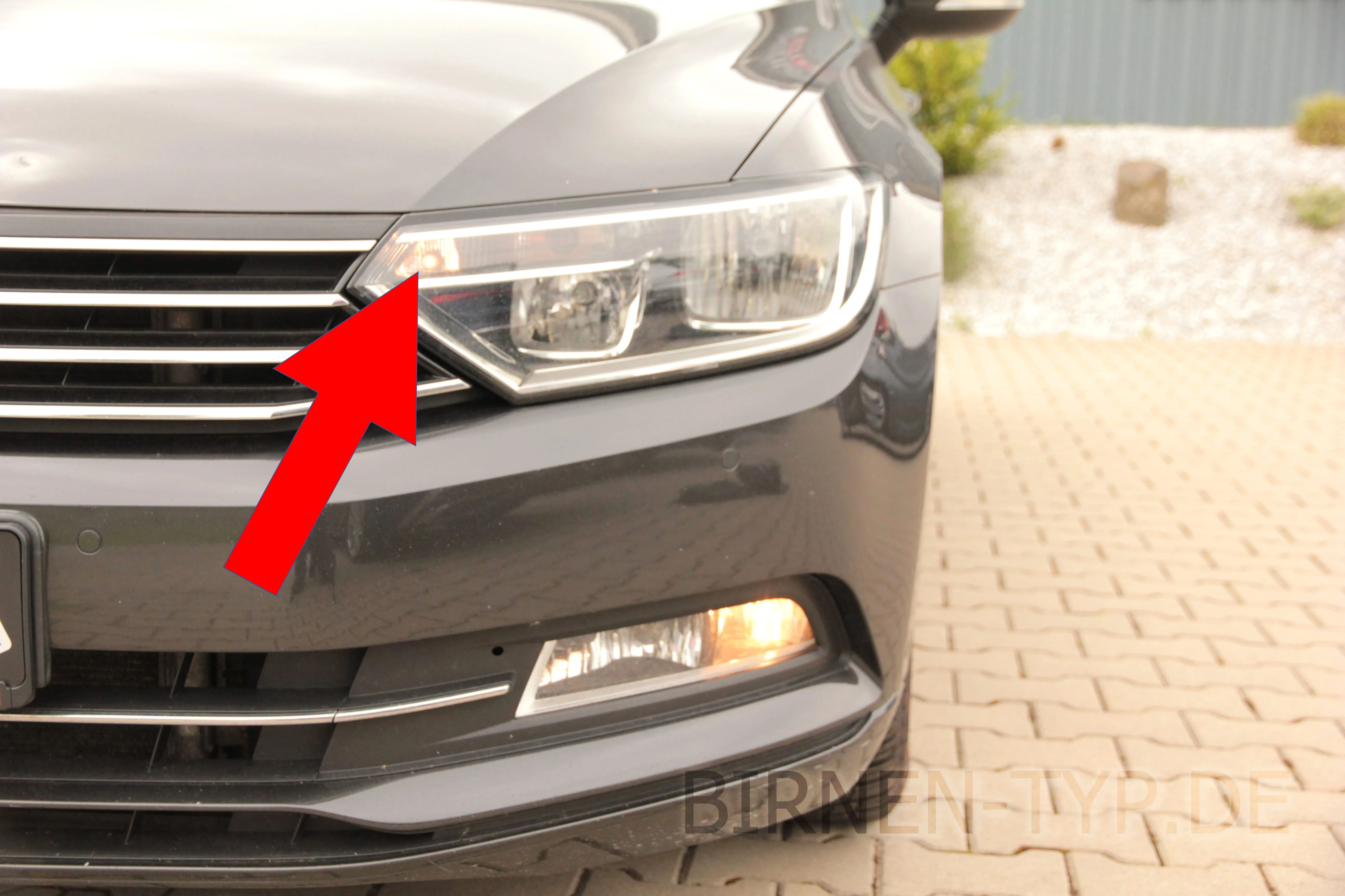 Standlicht des VW Passat 8. Gen