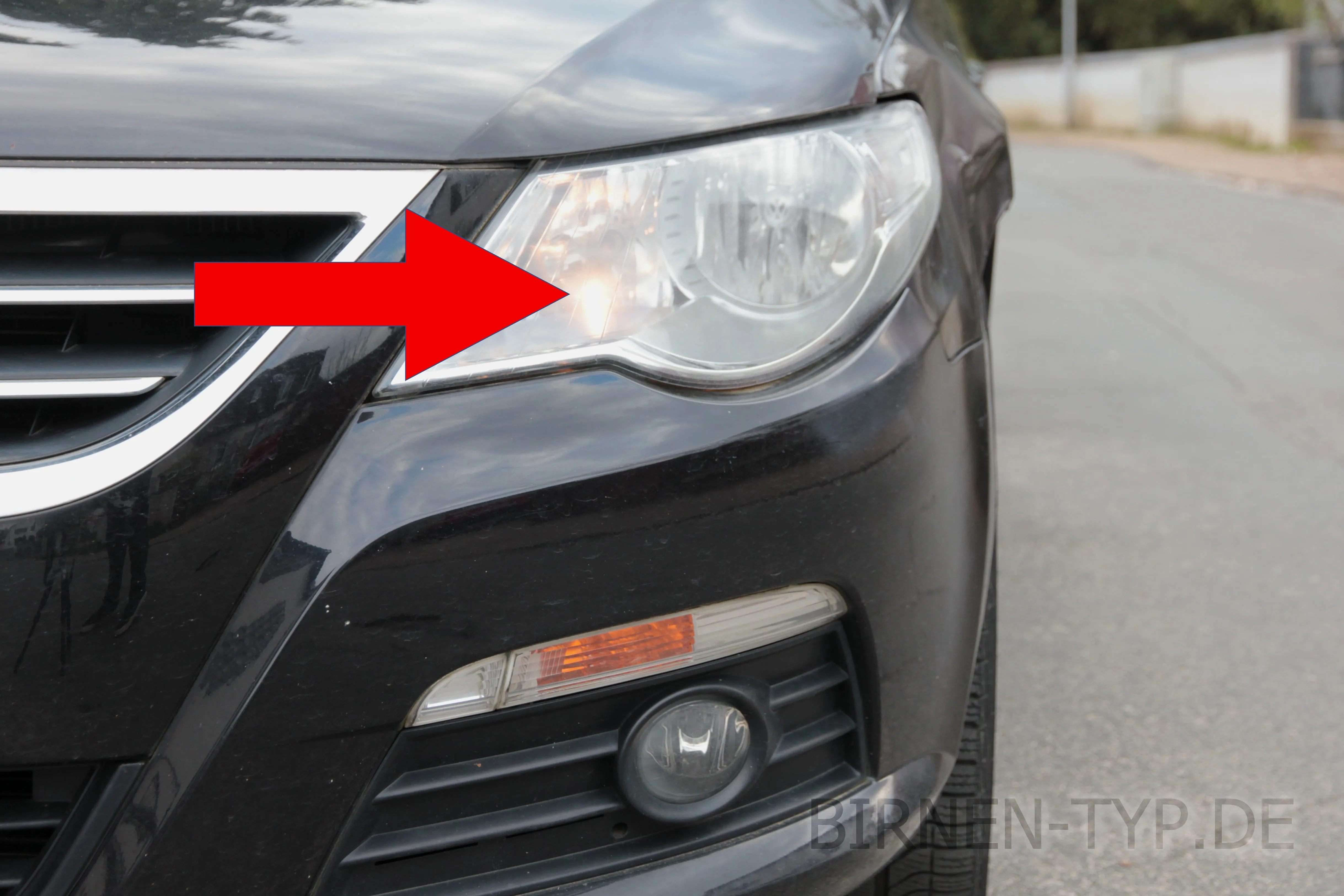 Standlicht des VW Passat CC