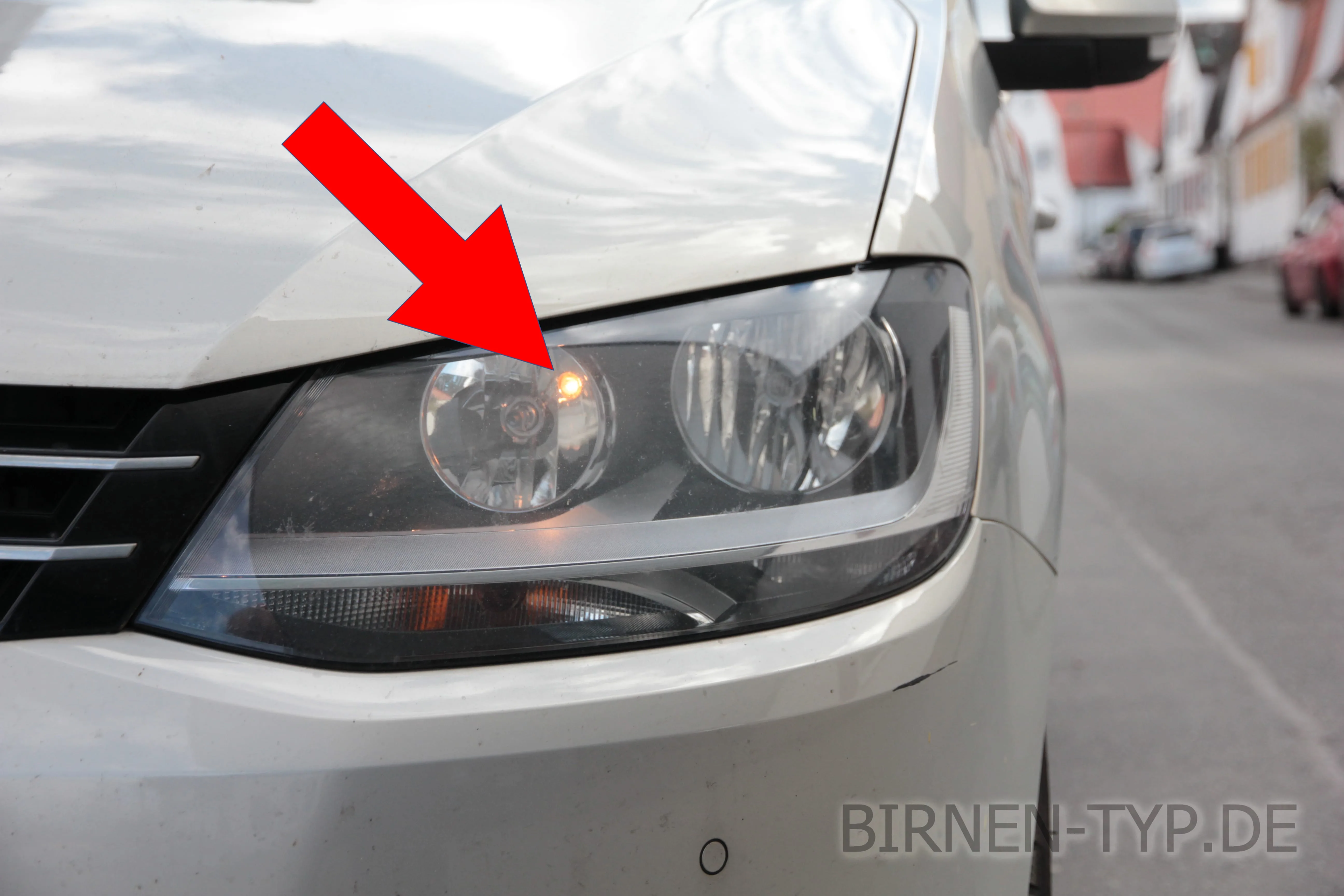 Standlicht des VW Sharan 2