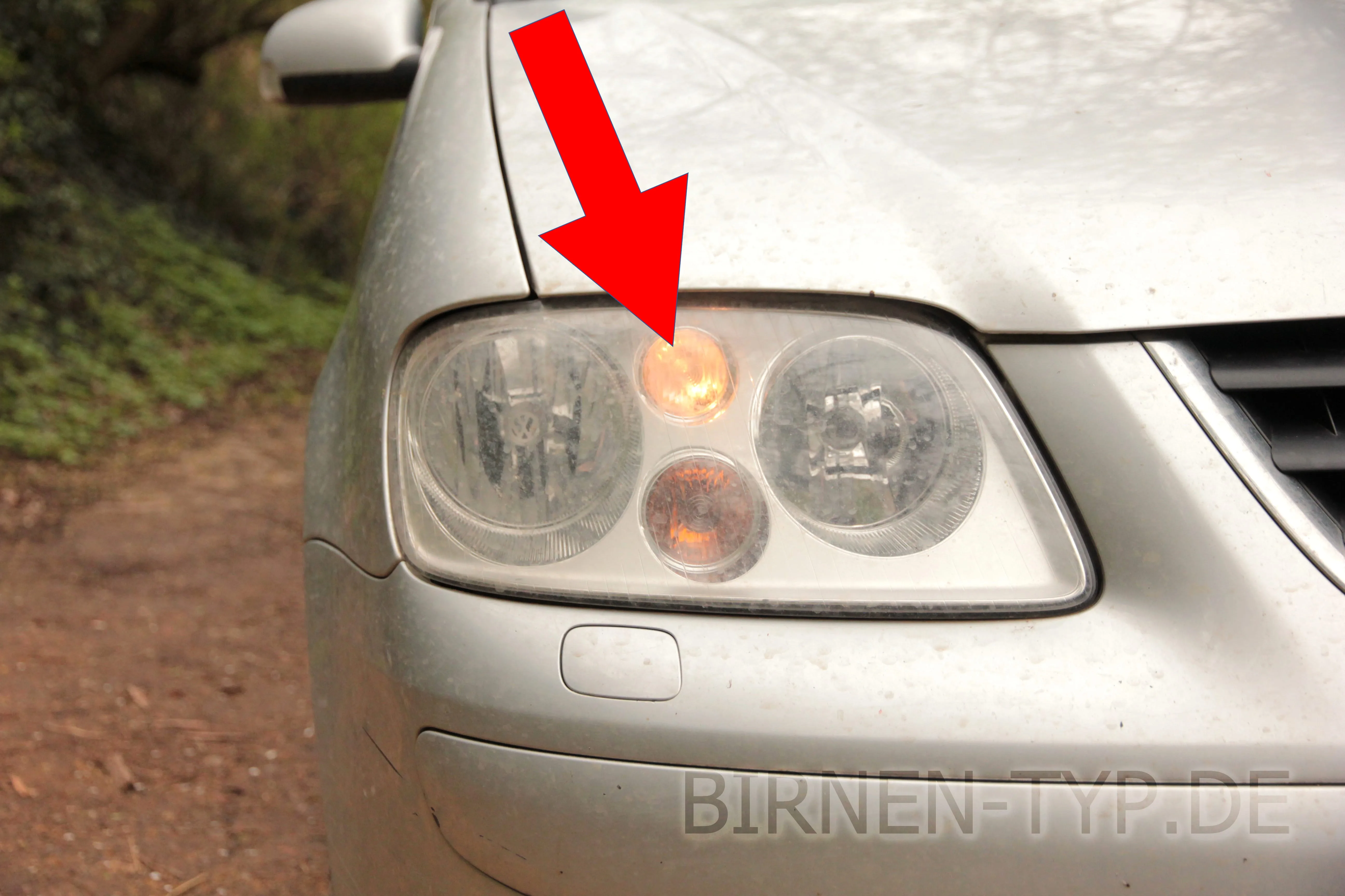 Standlicht des VW Touran 1. Gen