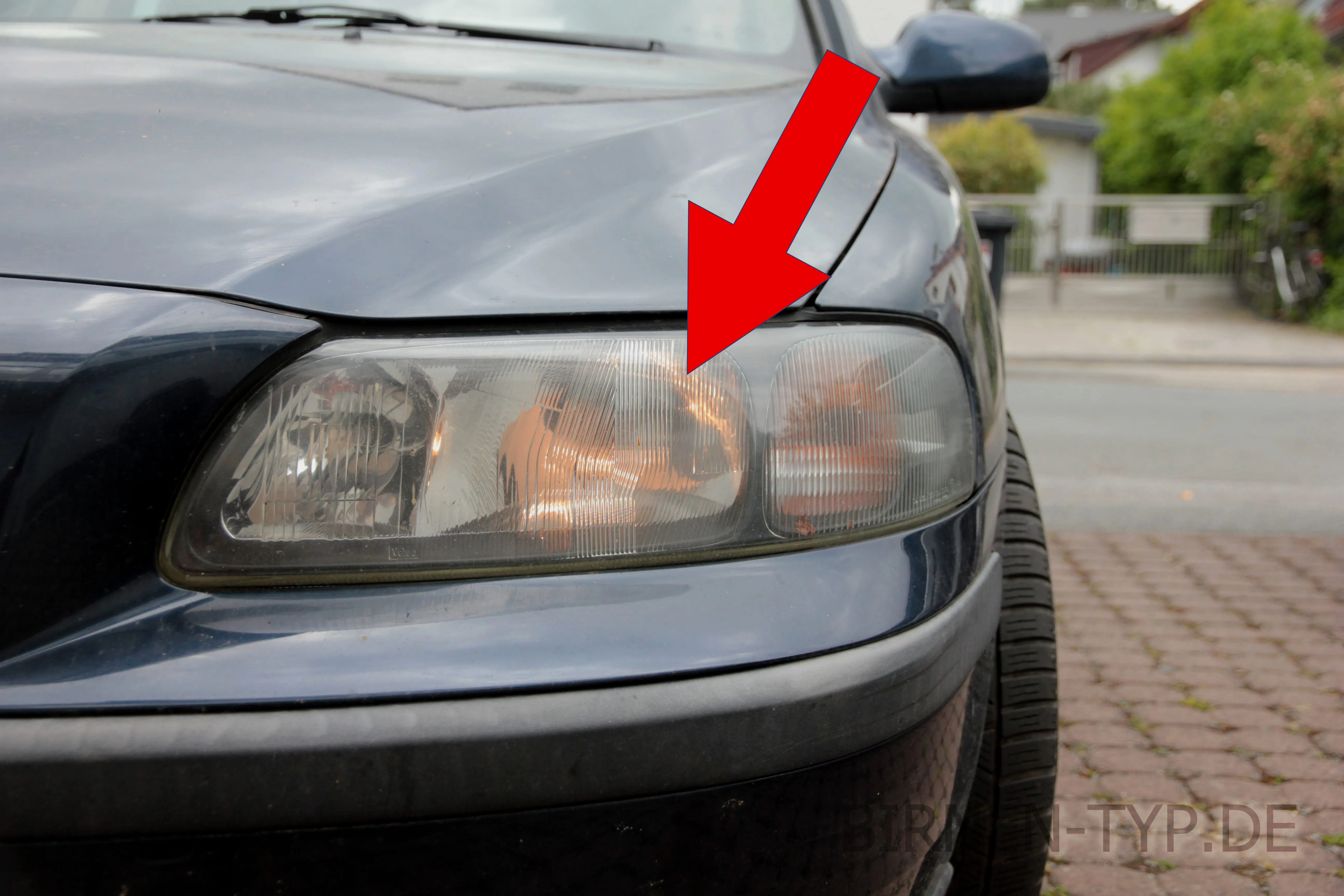 Standlicht des Volvo V70