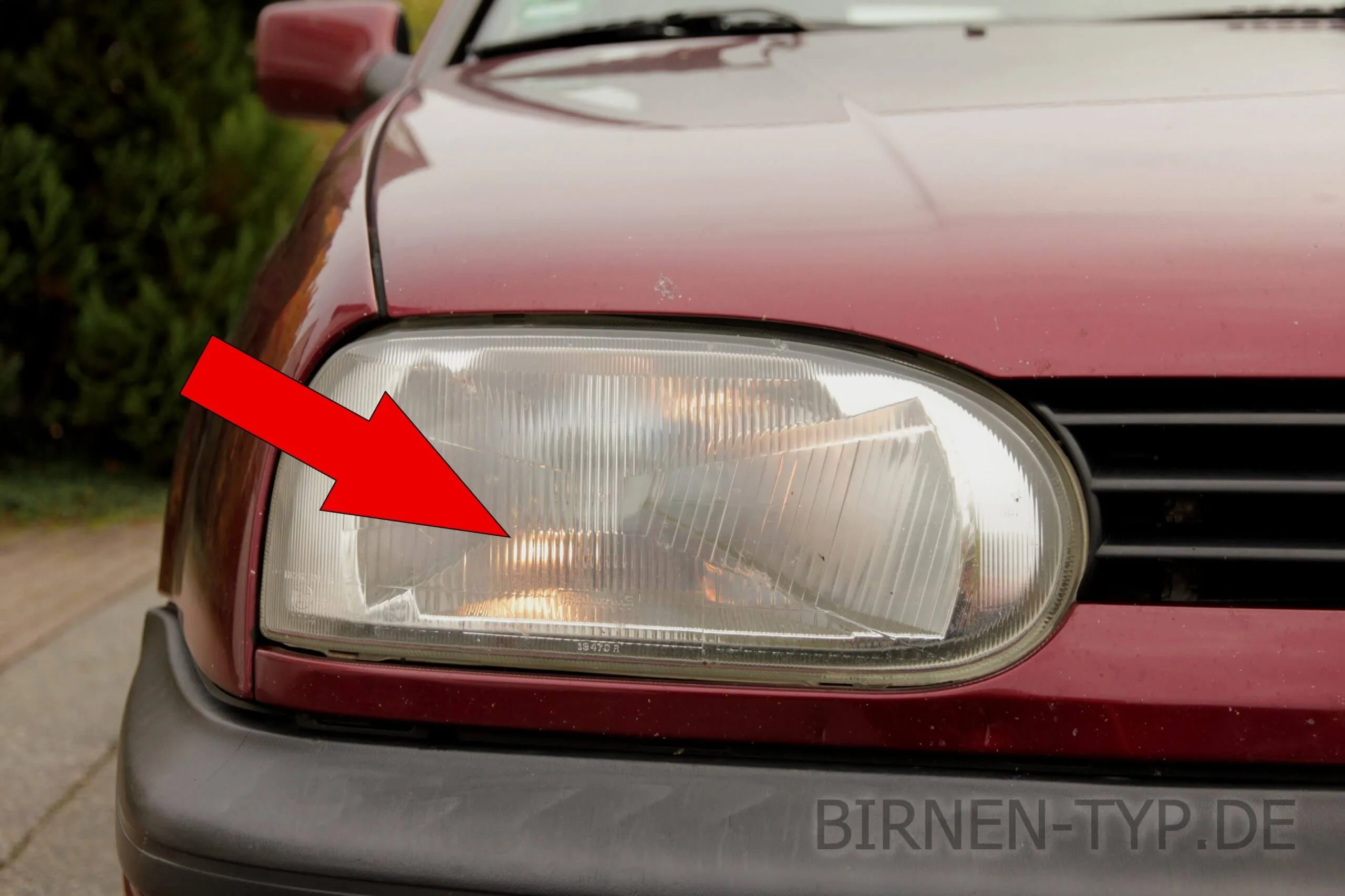 Standlicht am VW Golf 3