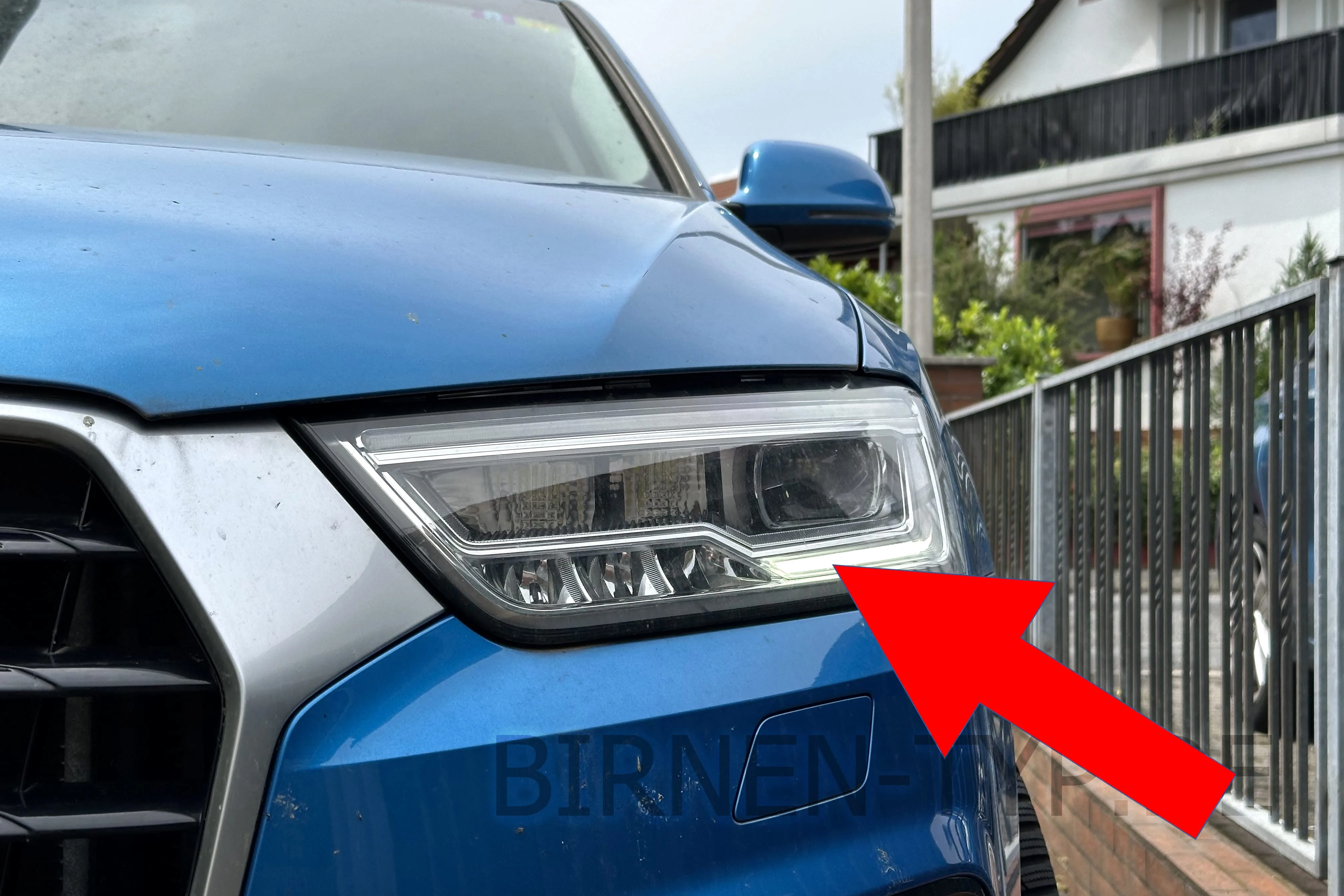 Standlicht des Audi Q3 1. Gen
