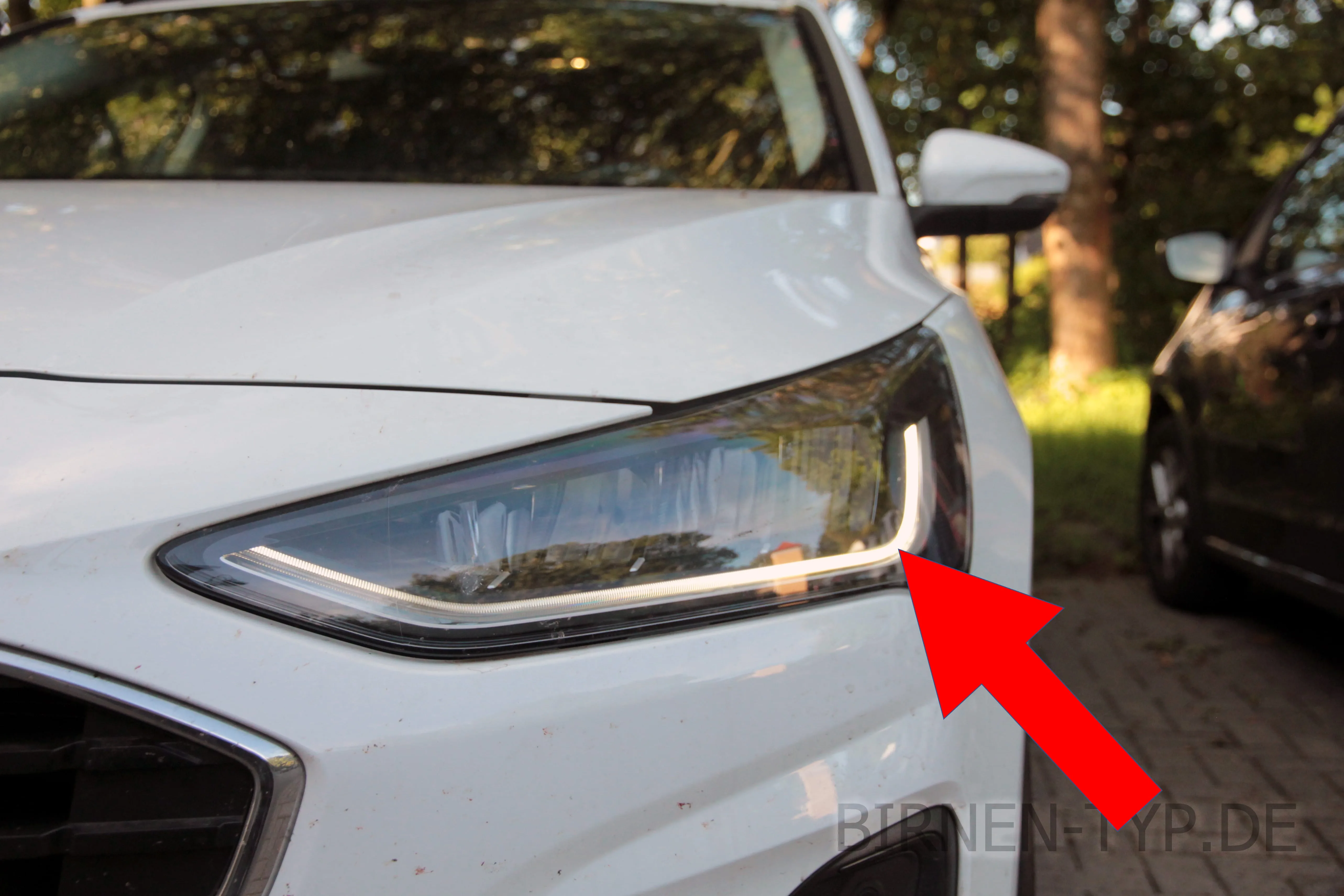 Standlicht des Ford Focus MK4