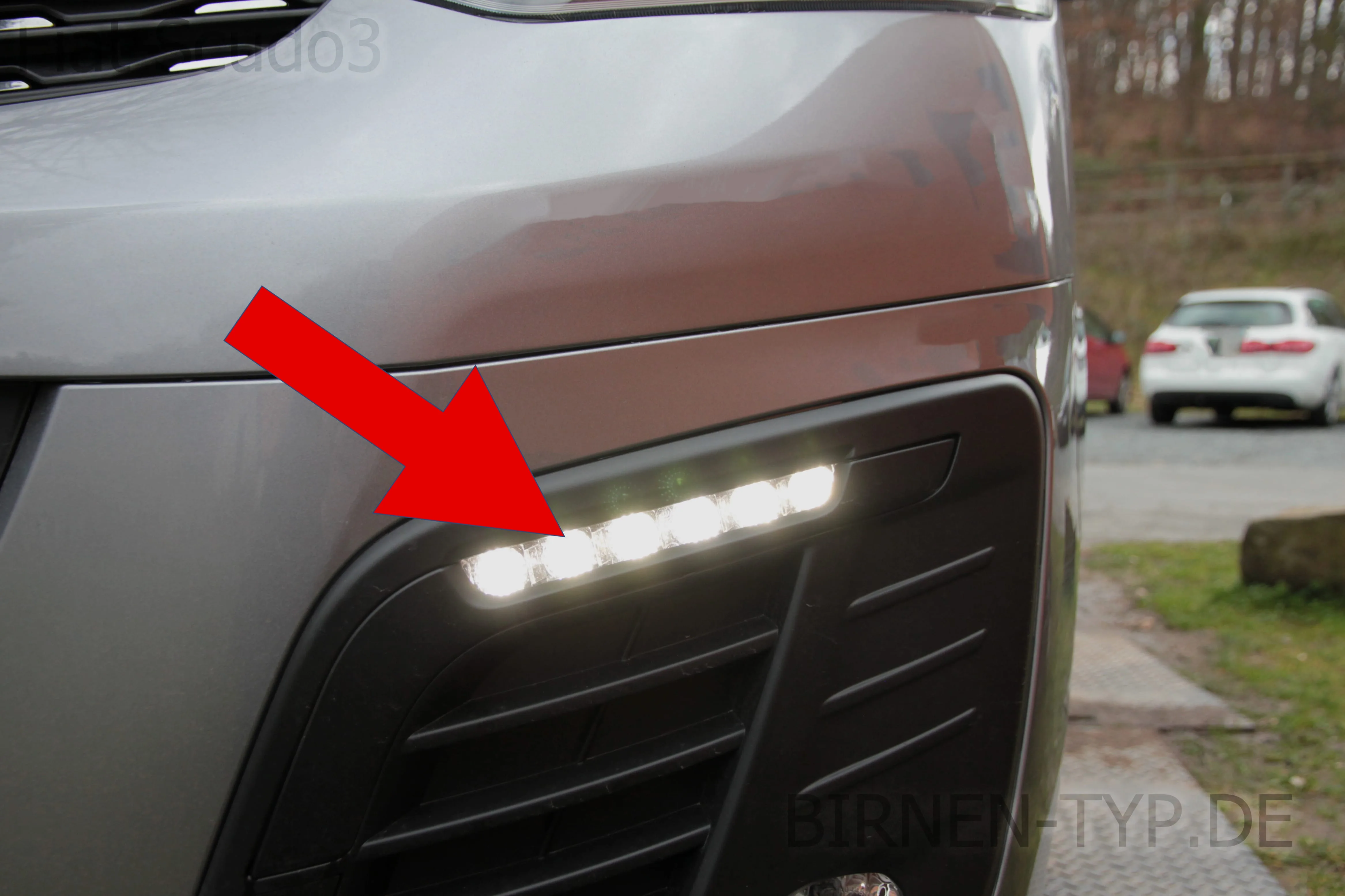 Standlicht des Fiat Scudo