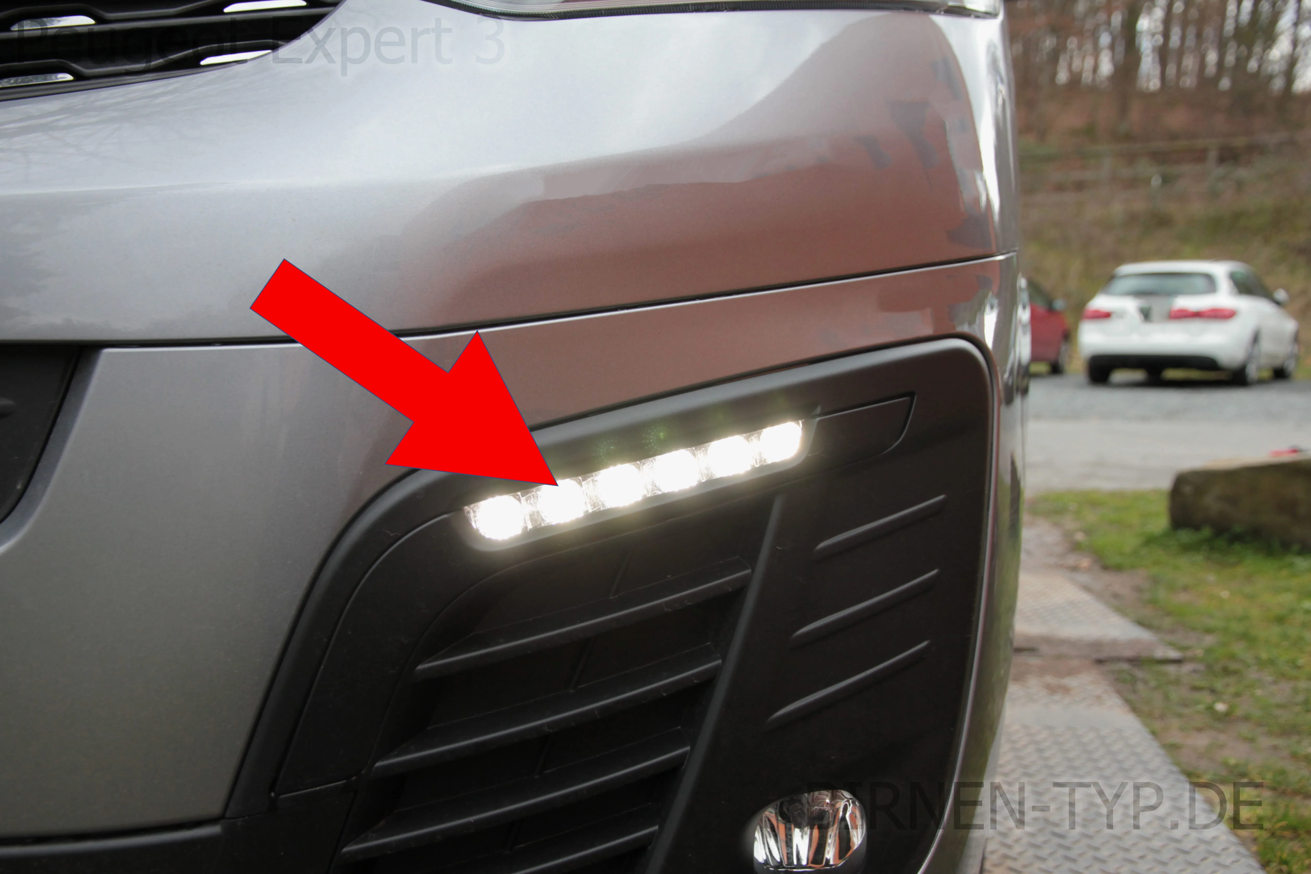Standlicht des Peugeot Expert 3