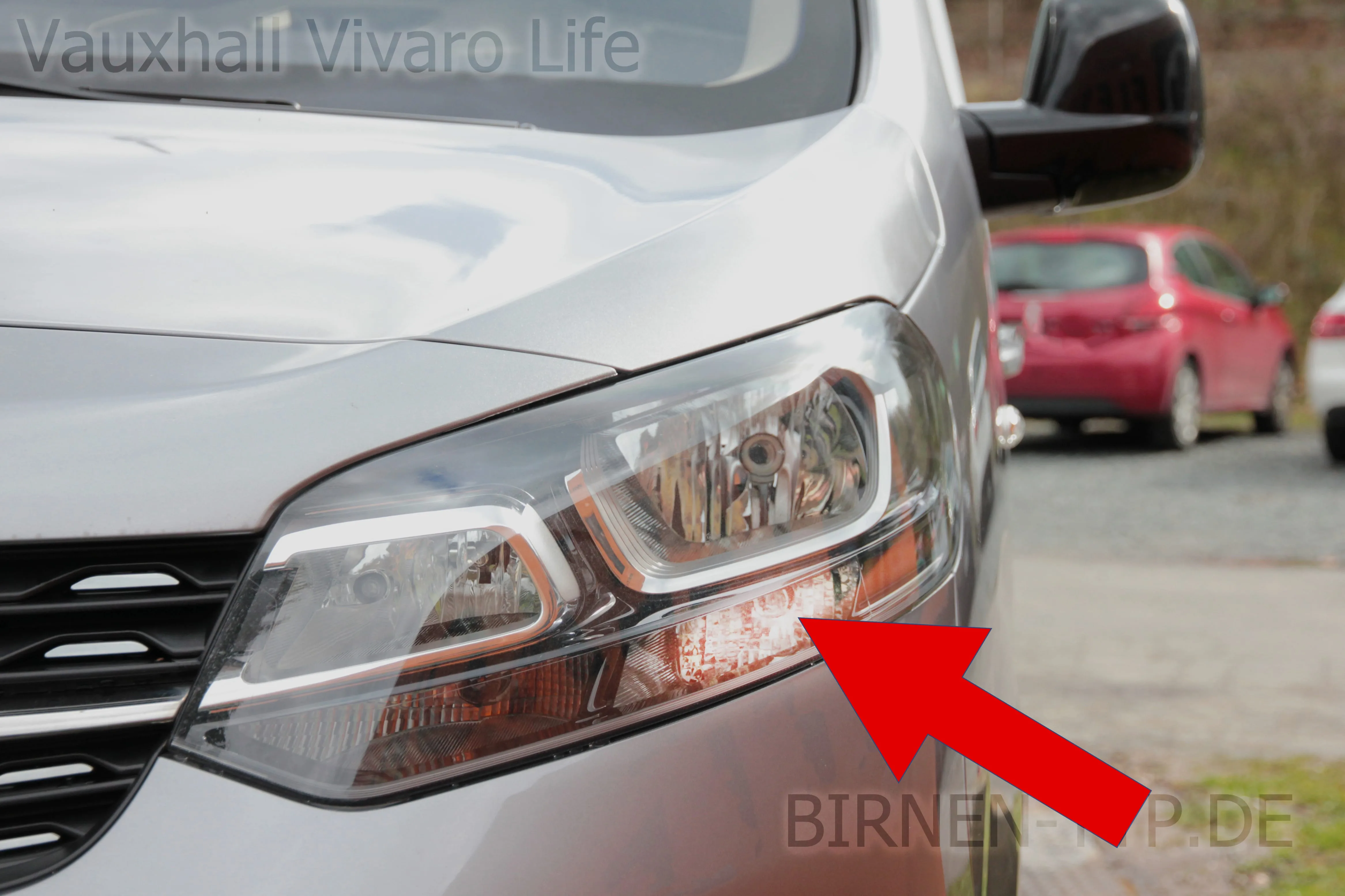 Tagfahrlicht des Vauxhall Vivaro Life