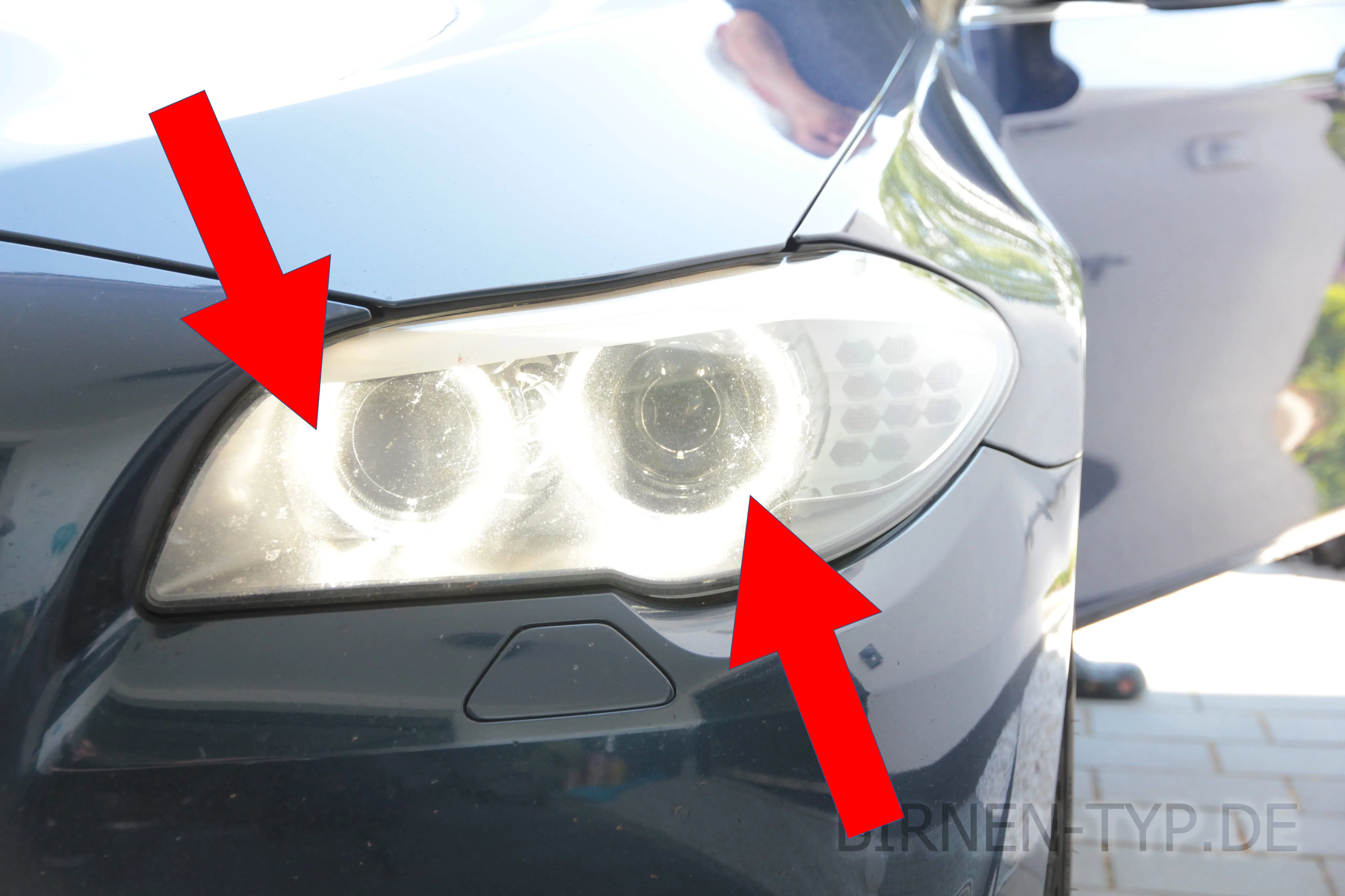 Tagfahrlicht des 5er BMW