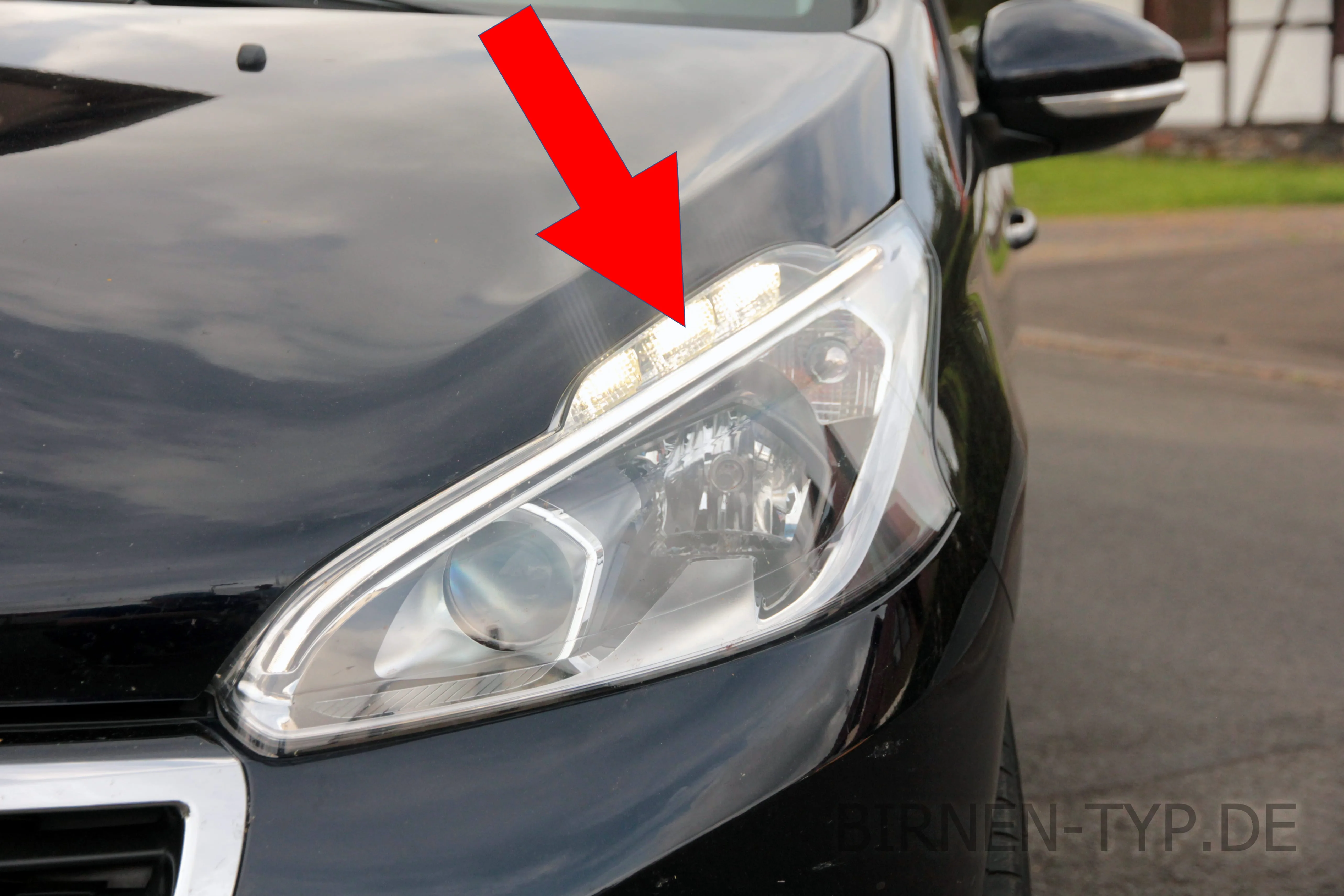 Tagfahrlicht des Peugeot 208