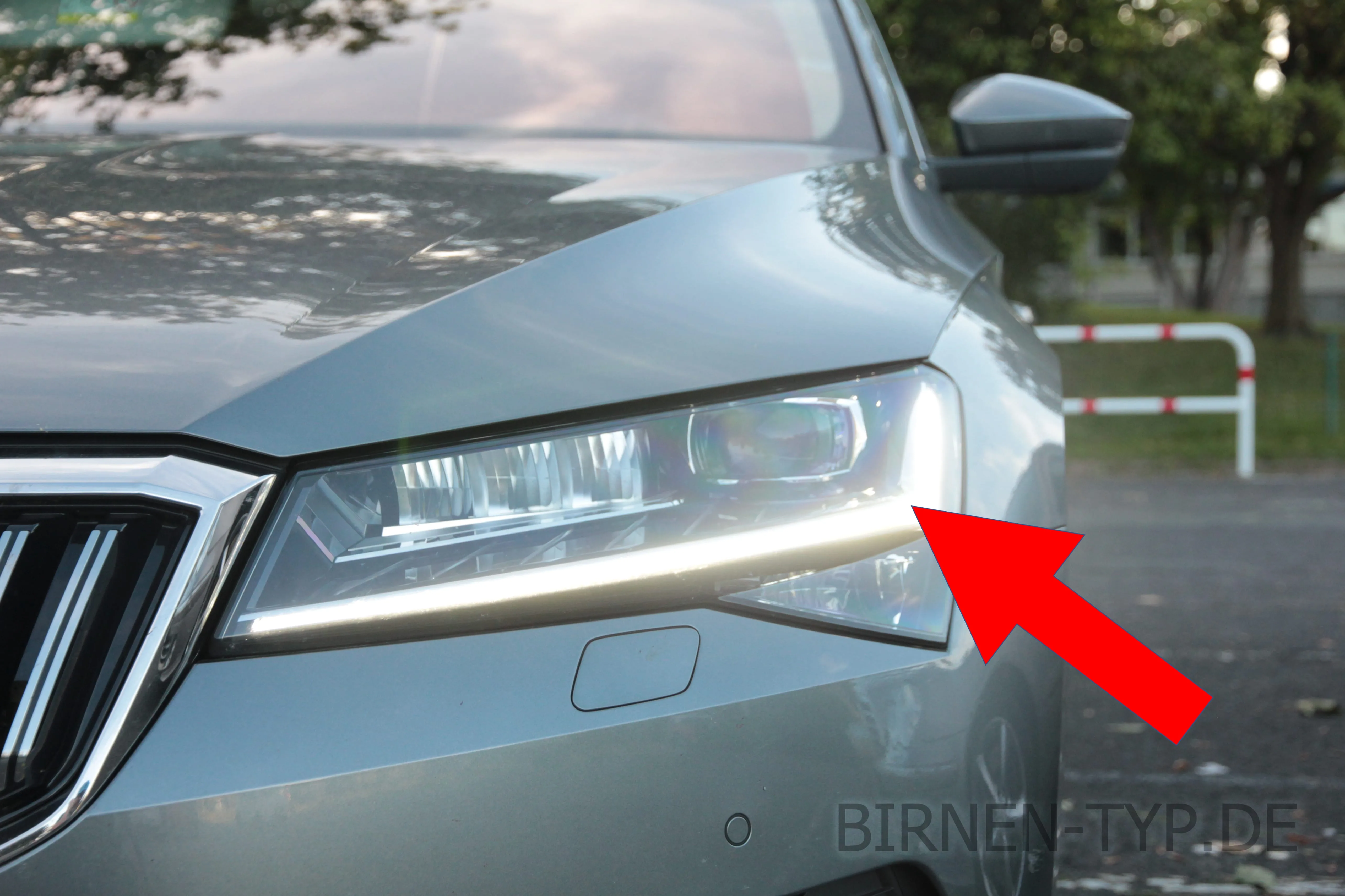 Tagfahrlicht des Škoda Superb